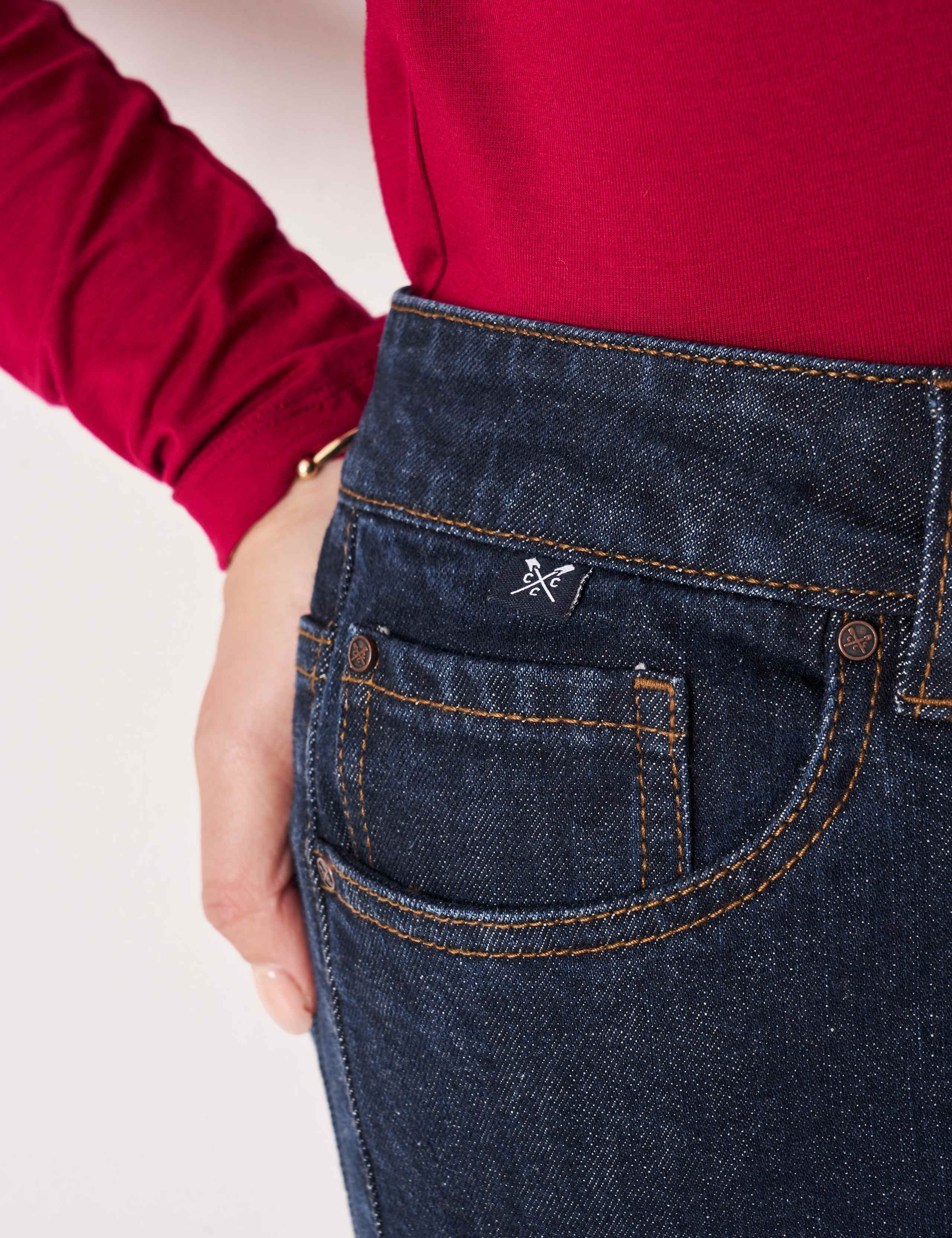 Cotton Rich Denim High Waisted Bootcut Jeans 5 of 5