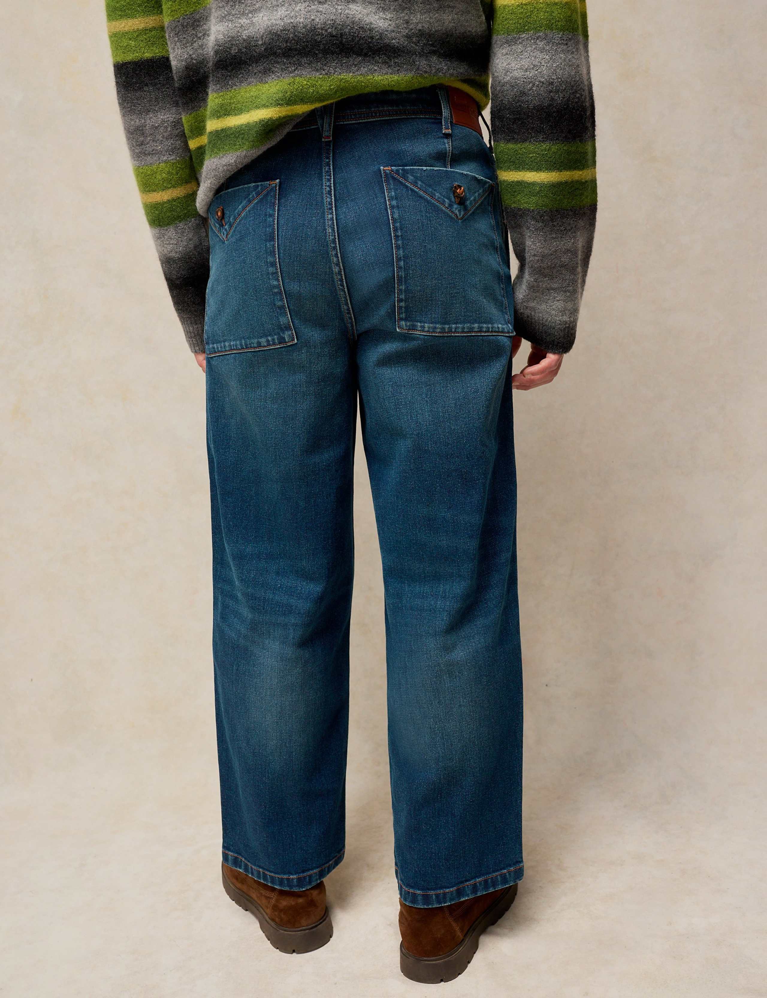 Regular Fit Wide Leg Jeans 4 of 5