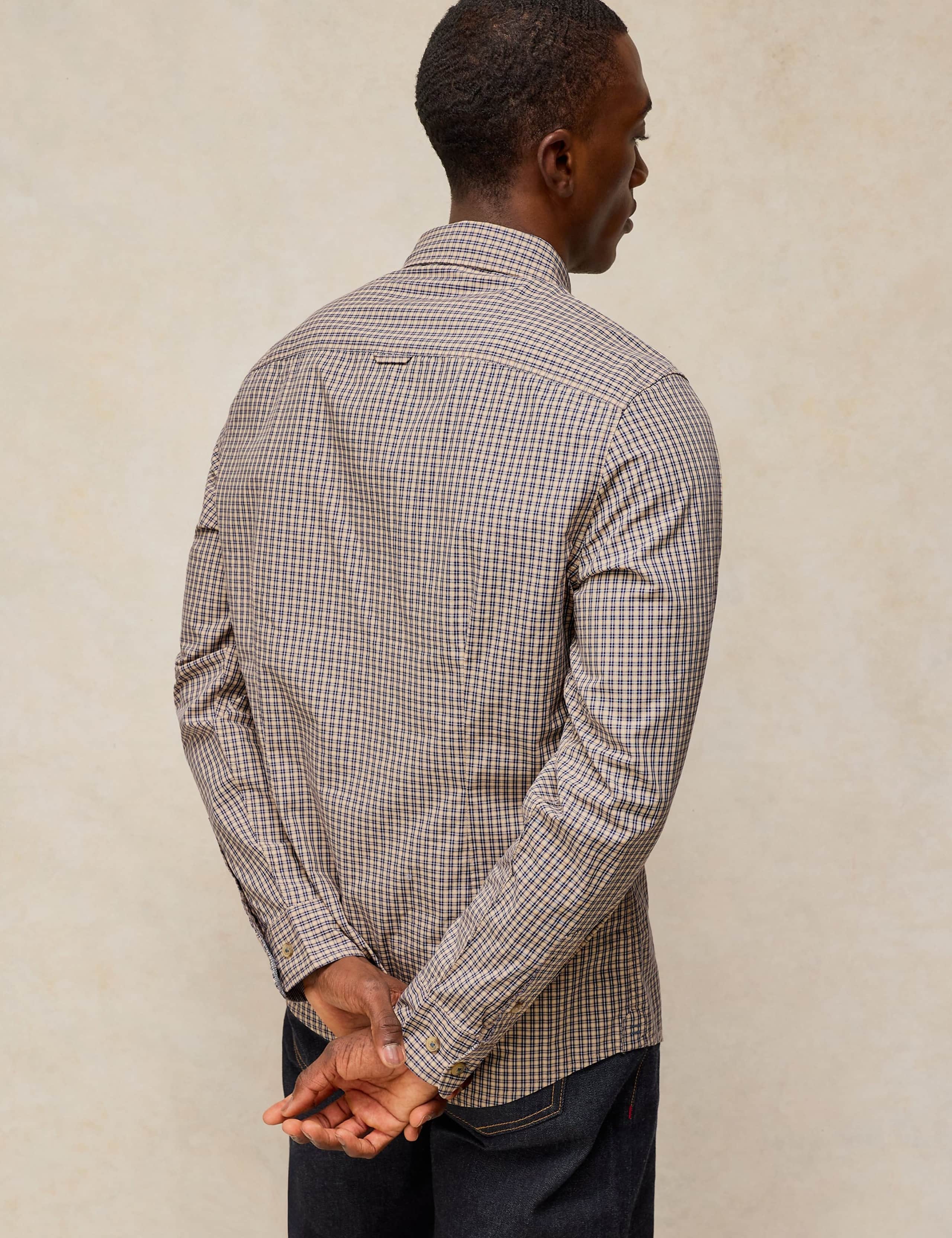 Checked Slim Fit Oxford Shirt 4 of 6