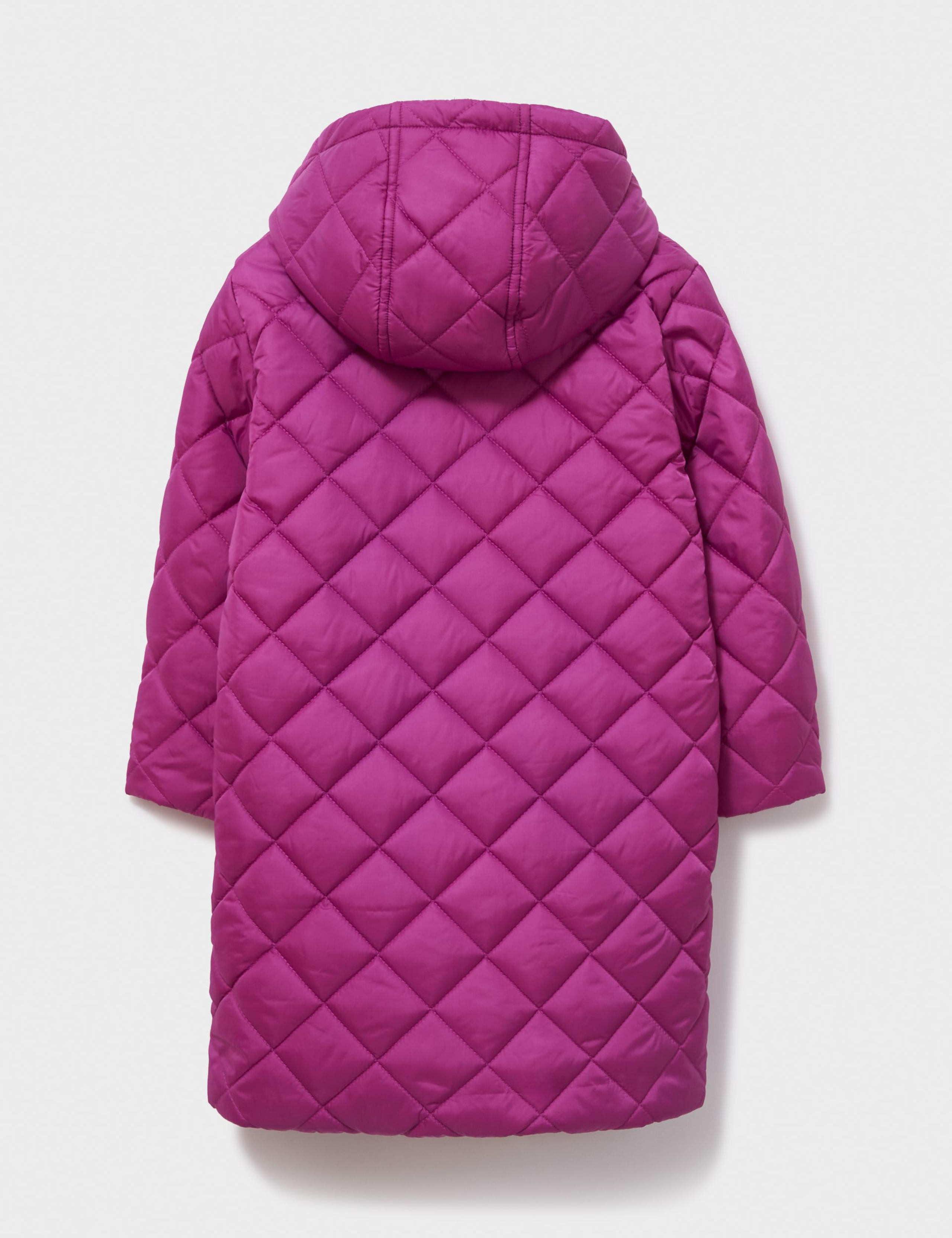 Quilted Hooded Longline Toggle Coat (3-12 Yrs) 3 of 3