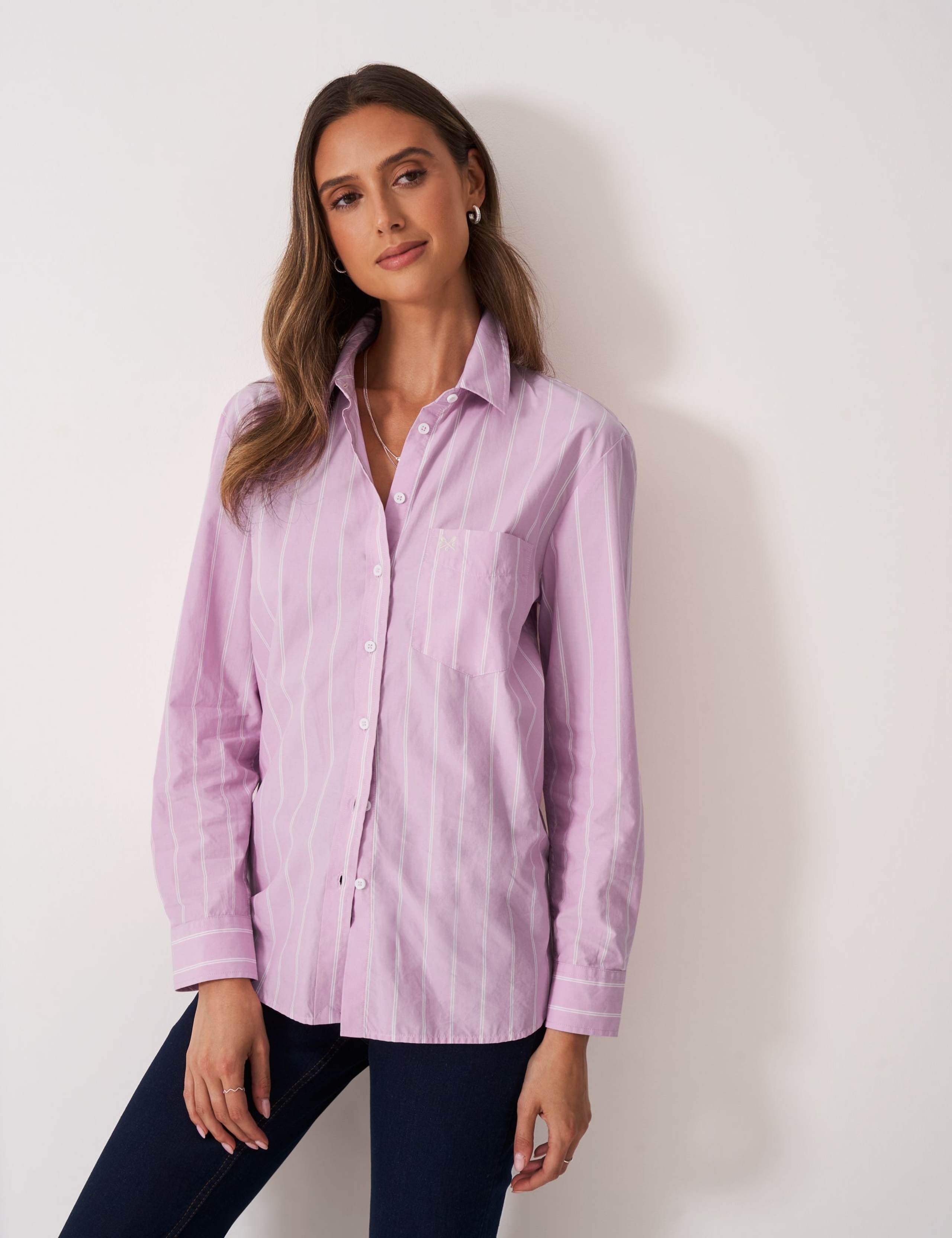 Pure Cotton Poplin Striped Shirt 5 of 5