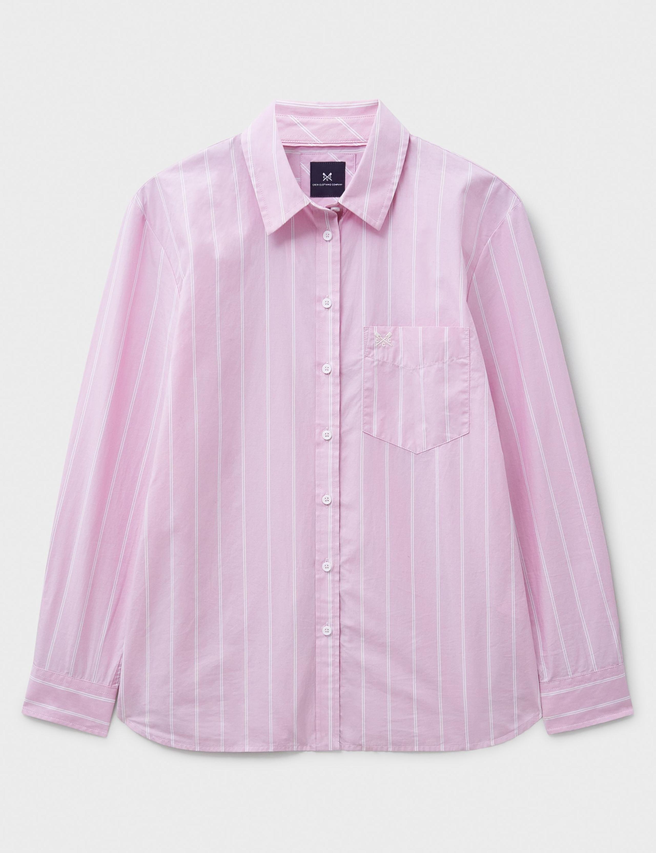 Pure Cotton Poplin Striped Shirt 2 of 5