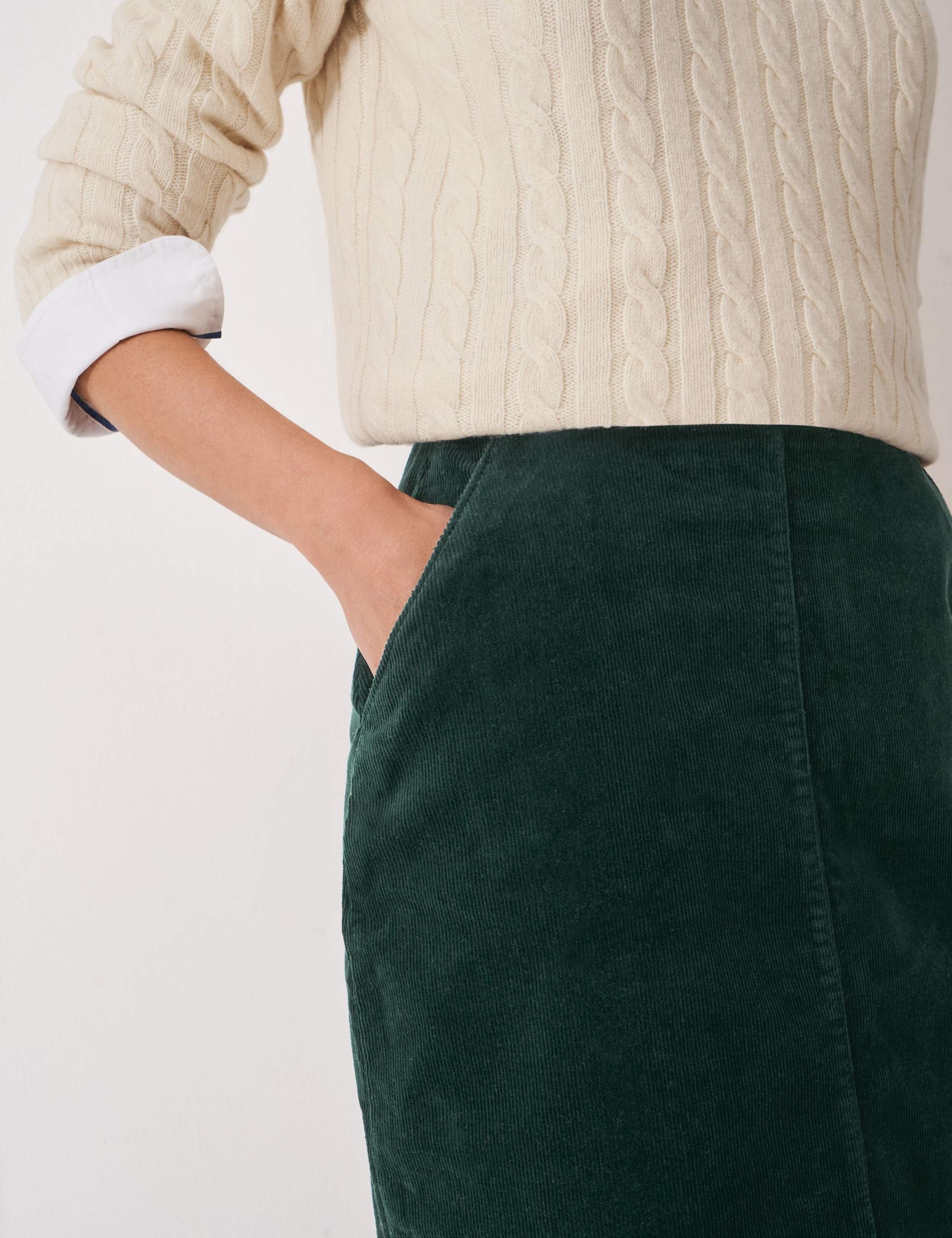 Cord Mini A-Line Skirt 5 of 5