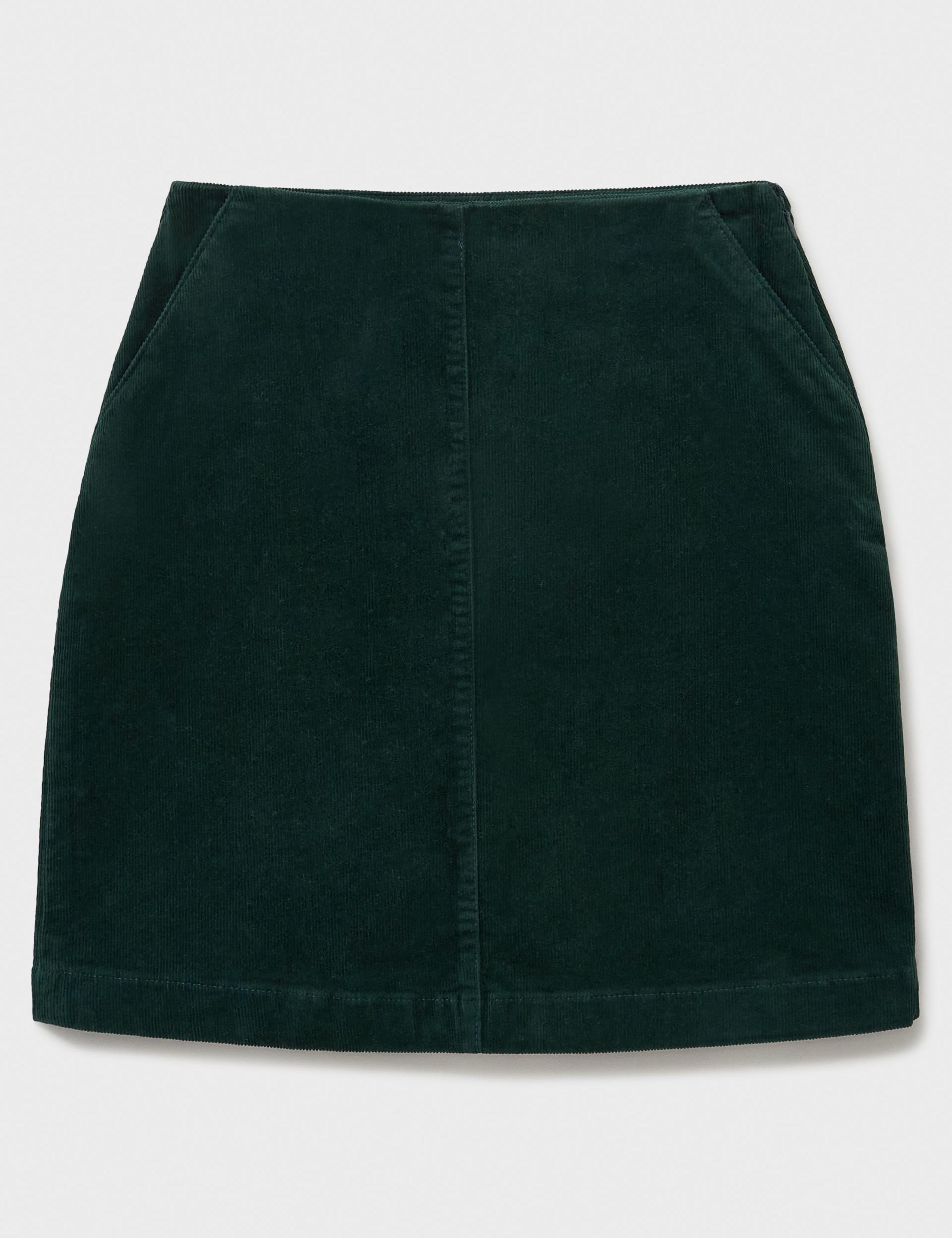Cord Mini A-Line Skirt 2 of 5