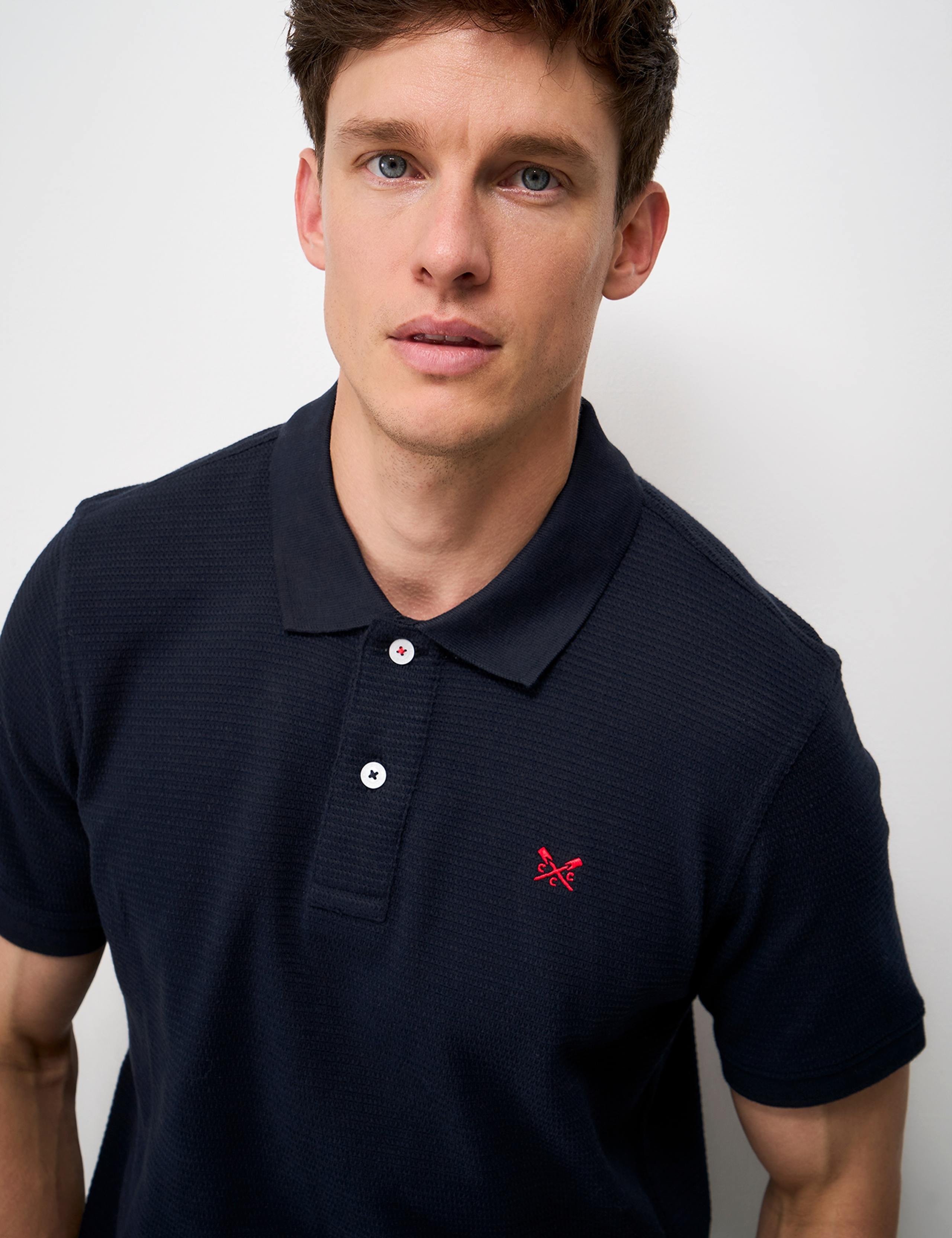 Jacquard Knit Stitch Polo Shirt 5 of 6