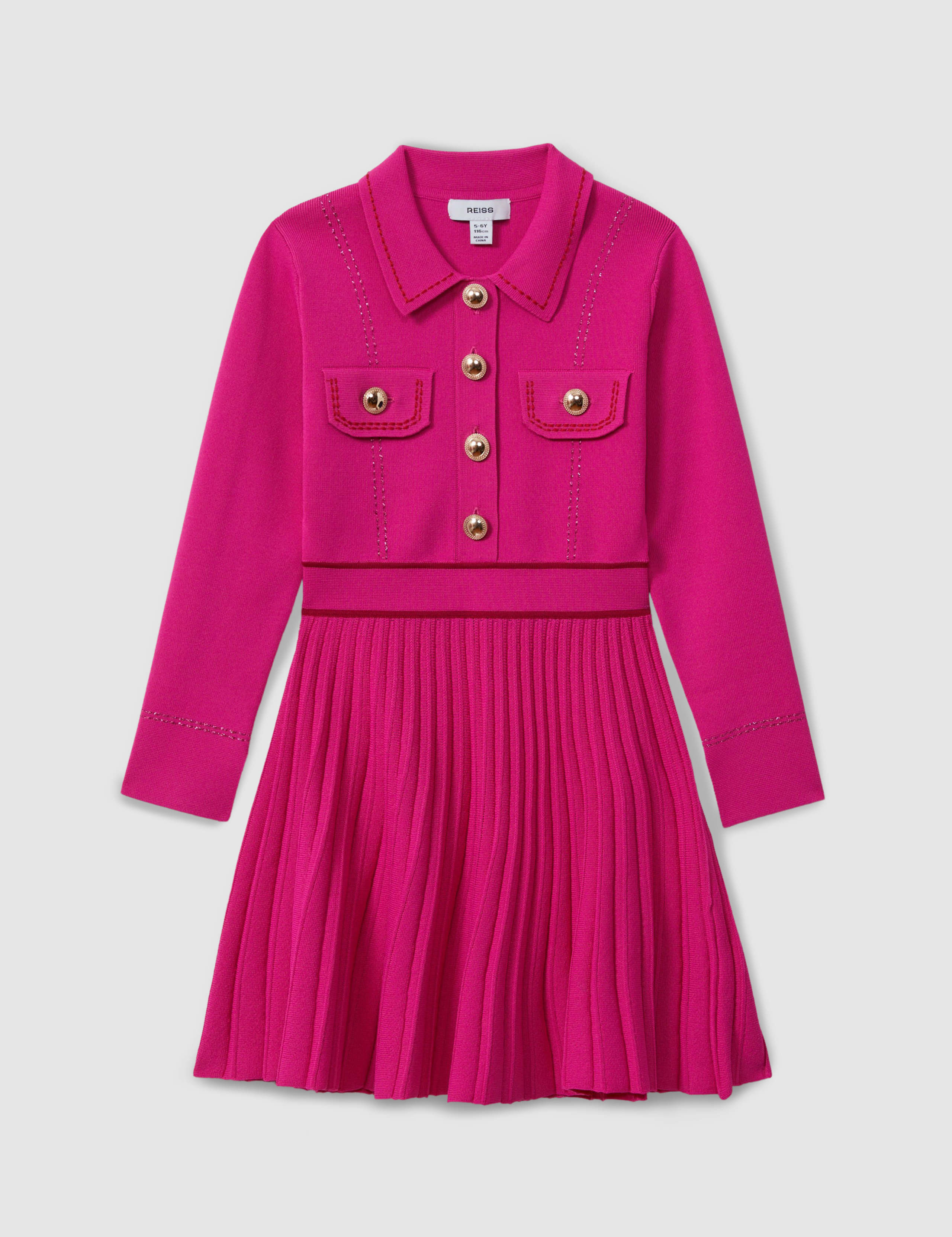 Pleated Dress (4-14 Yrs) 2 of 5