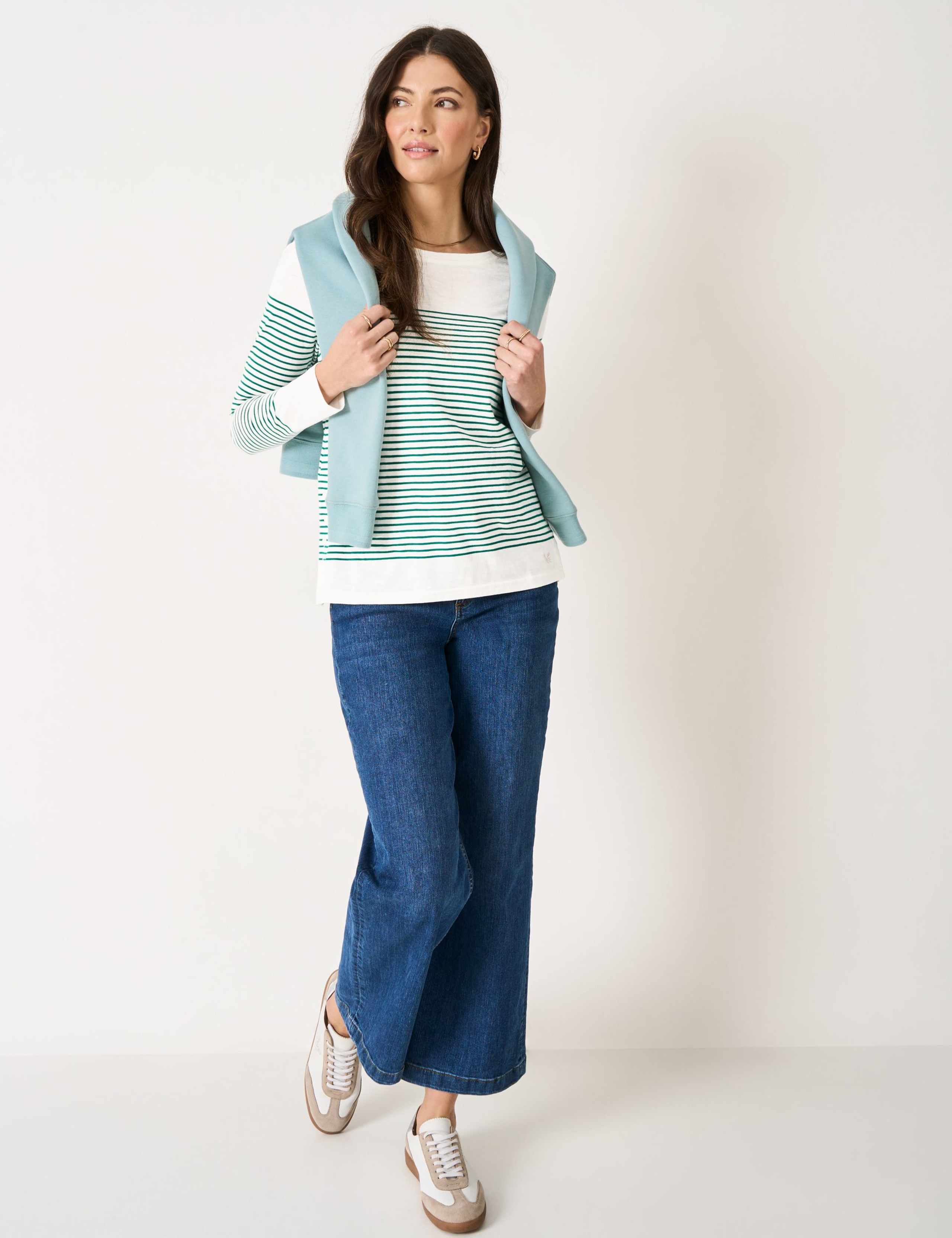 Pure Cotton Striped Top 1 of 5