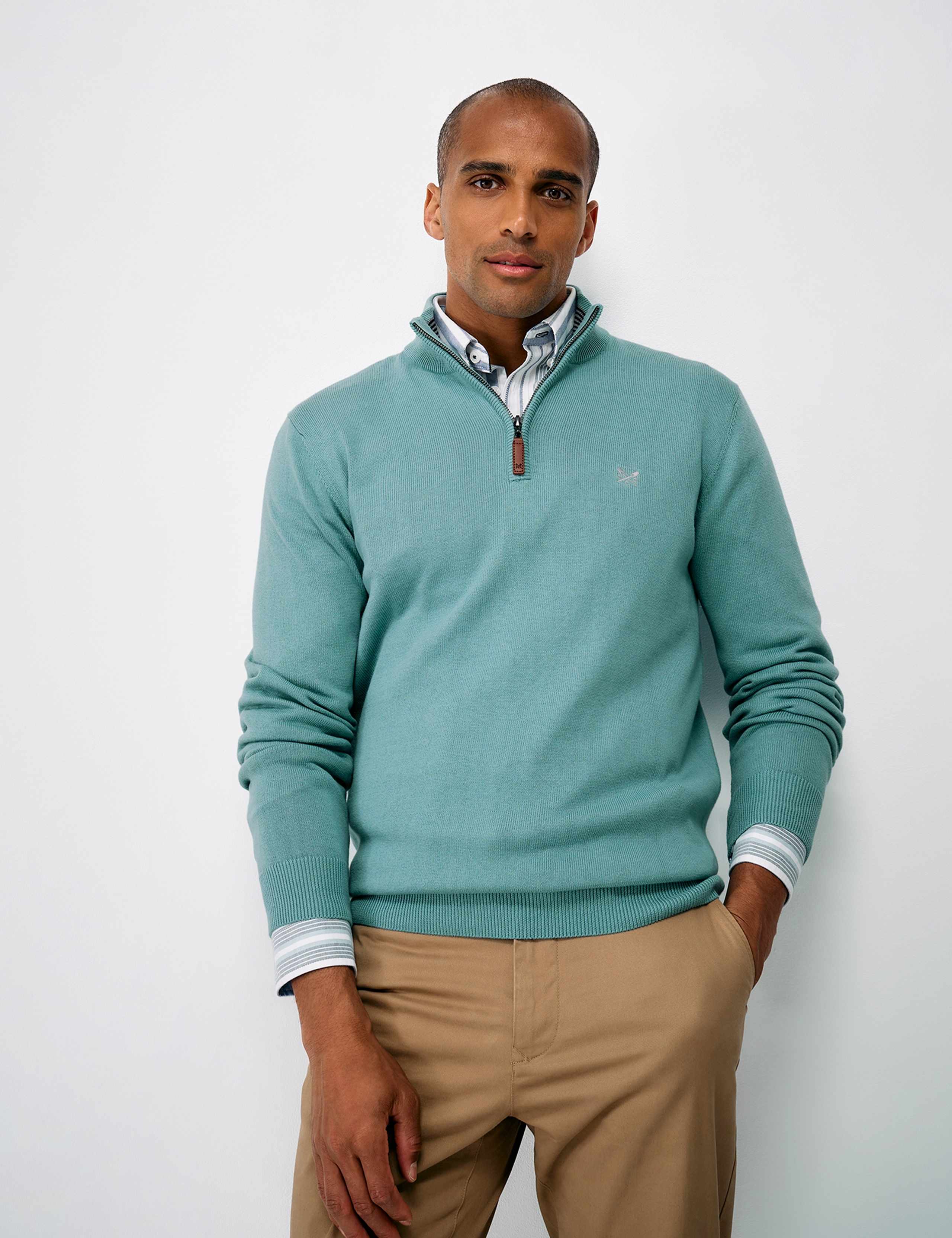 Cotton Half Zip Jumper 3 of 5