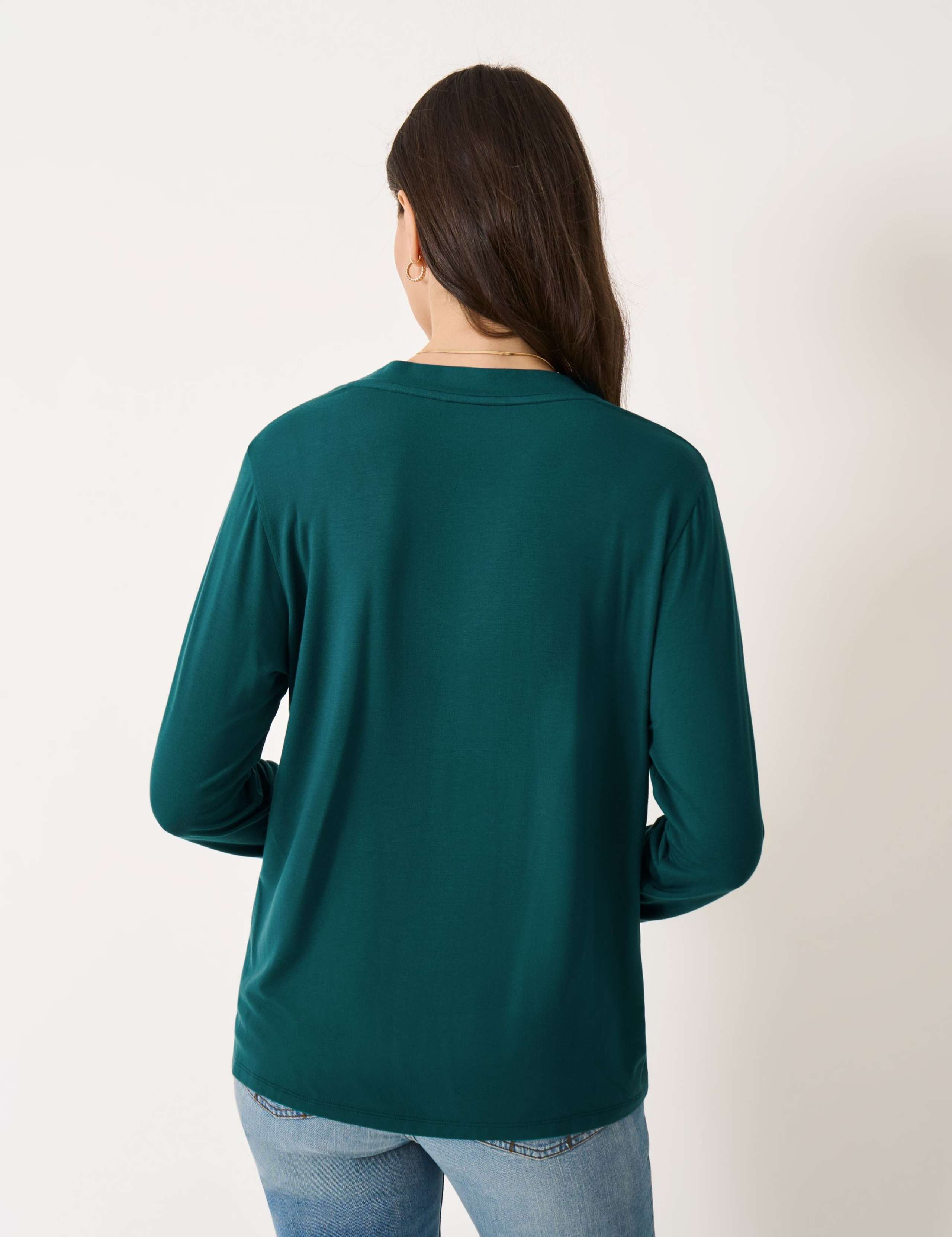 Modal Rich V-Neck Top 5 of 5