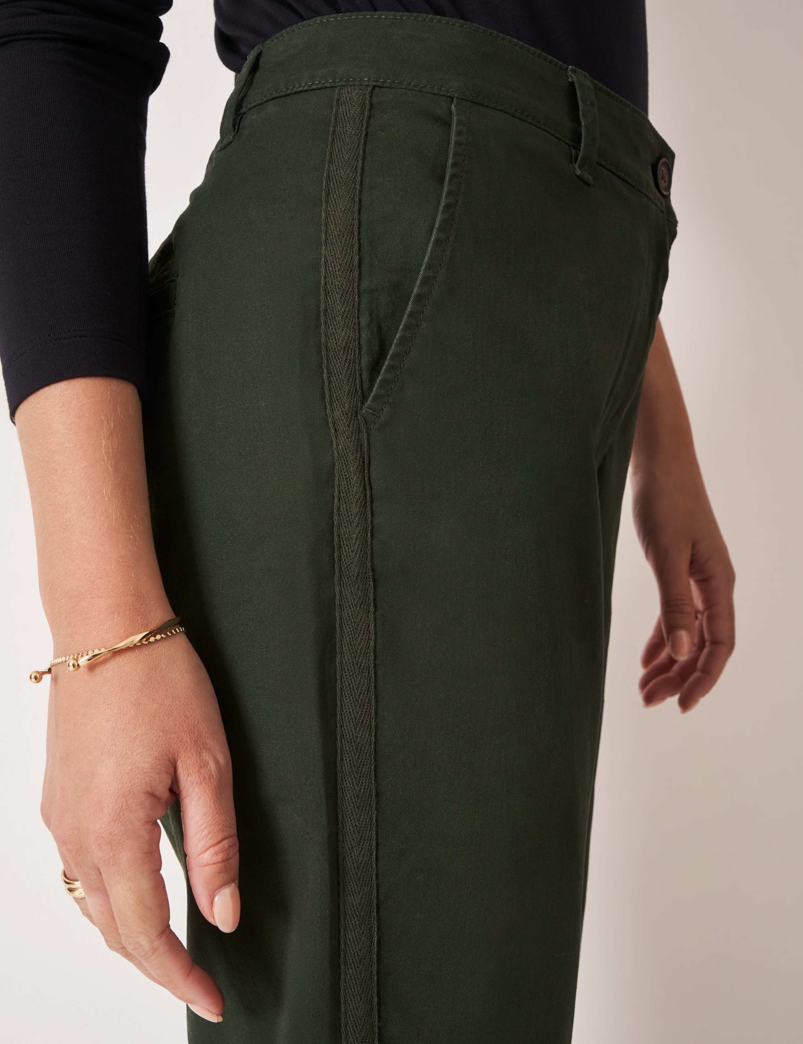 Cotton Rich Relaxed Tapered Chinos 4 of 5