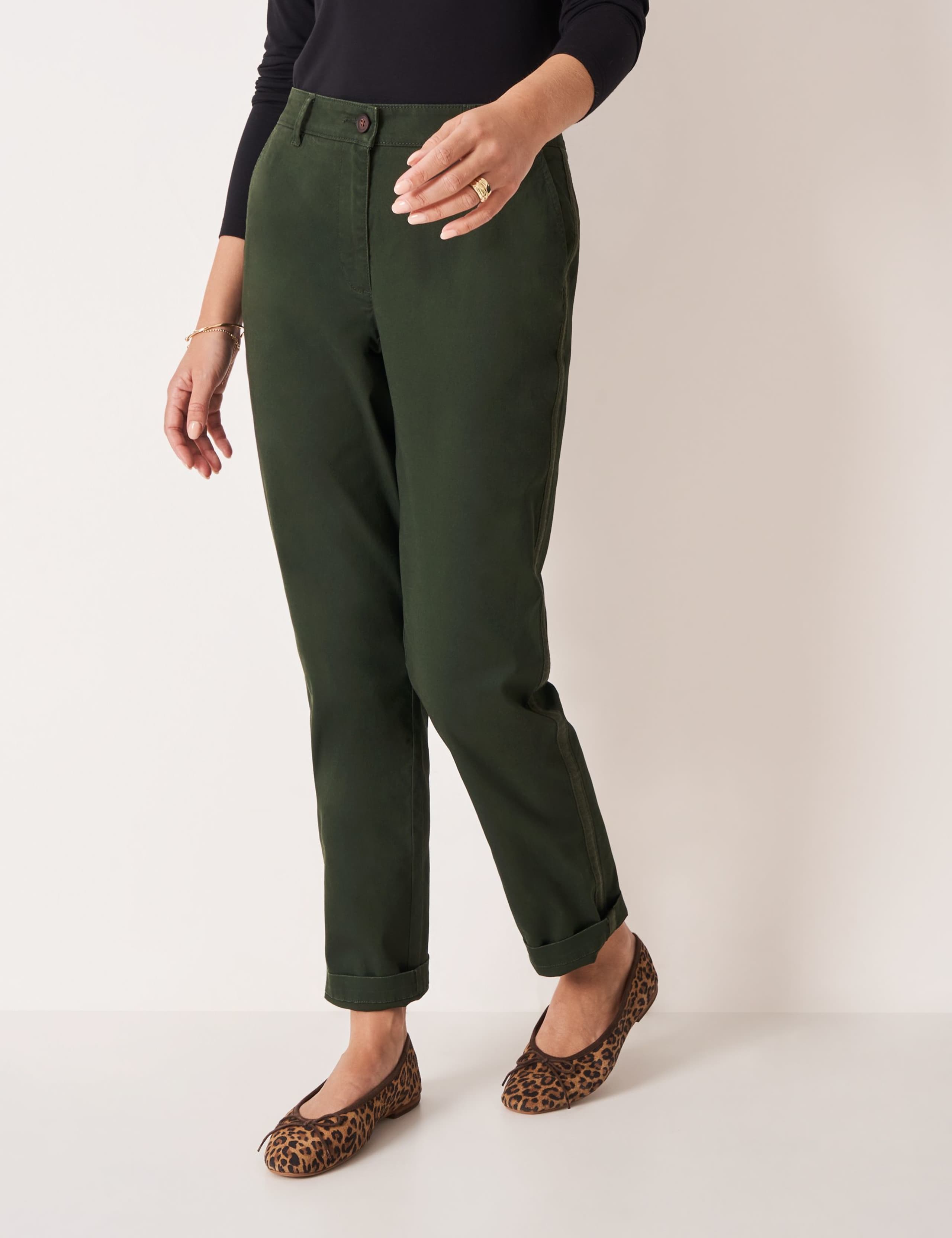 Cotton Rich Relaxed Tapered Chinos 5 of 5