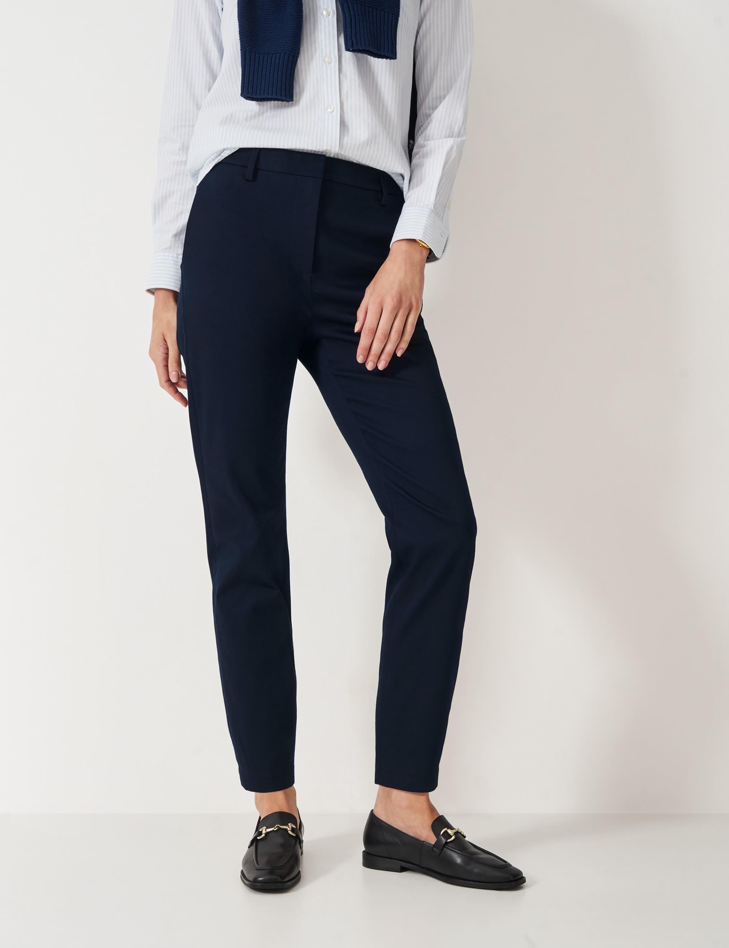 Cotton Rich Straight Leg Ankle Grazer Chinos 3 of 5