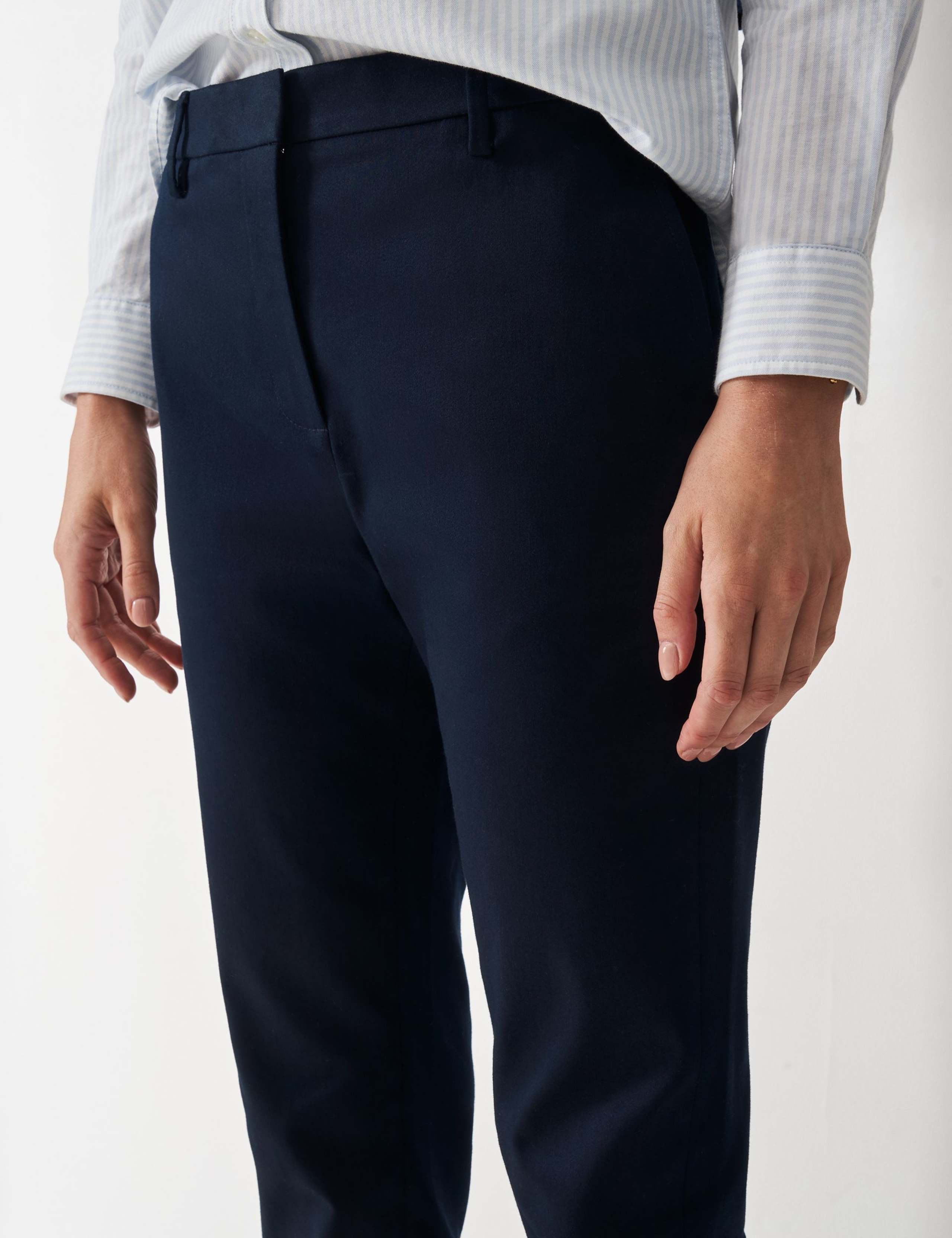 Cotton Rich Straight Leg Ankle Grazer Chinos 5 of 5
