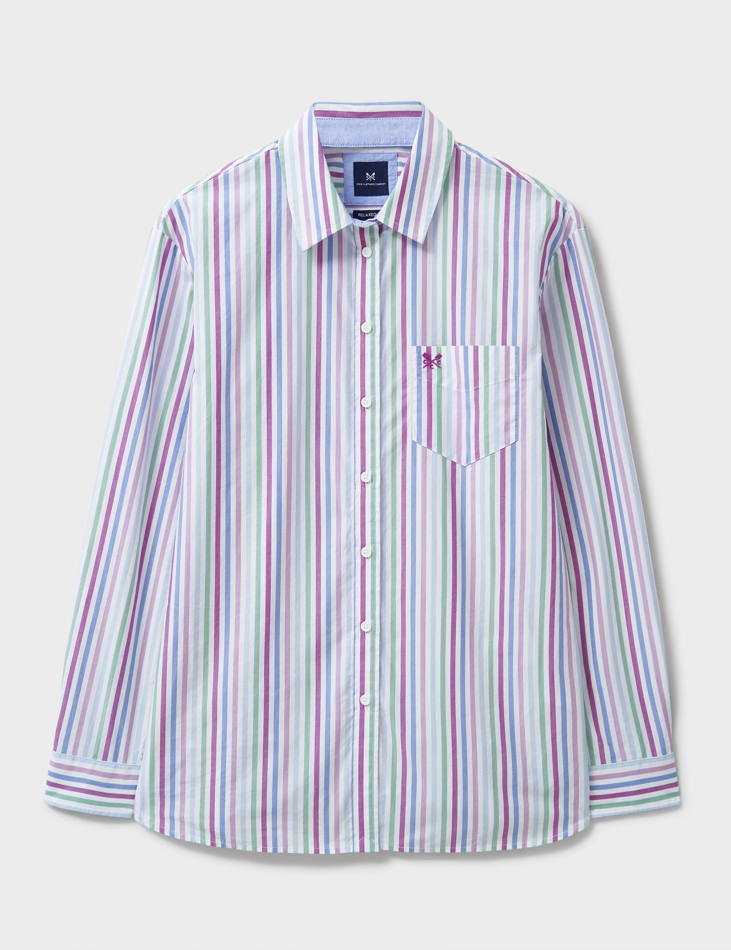 Pure Cotton Striped Button Through Shirt 2 of 5
