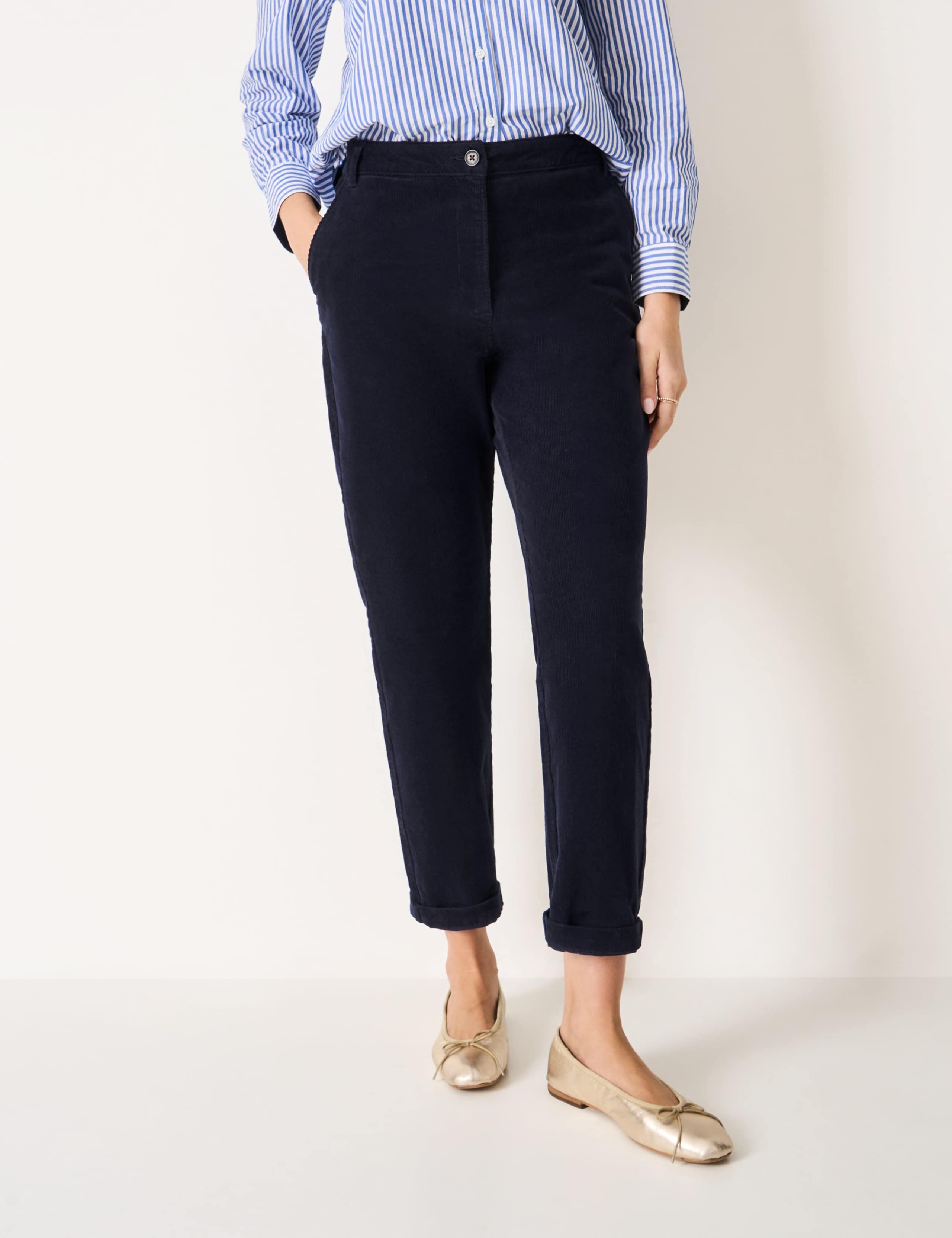 Cotton Rich Cord Tapered Trousers 3 of 5