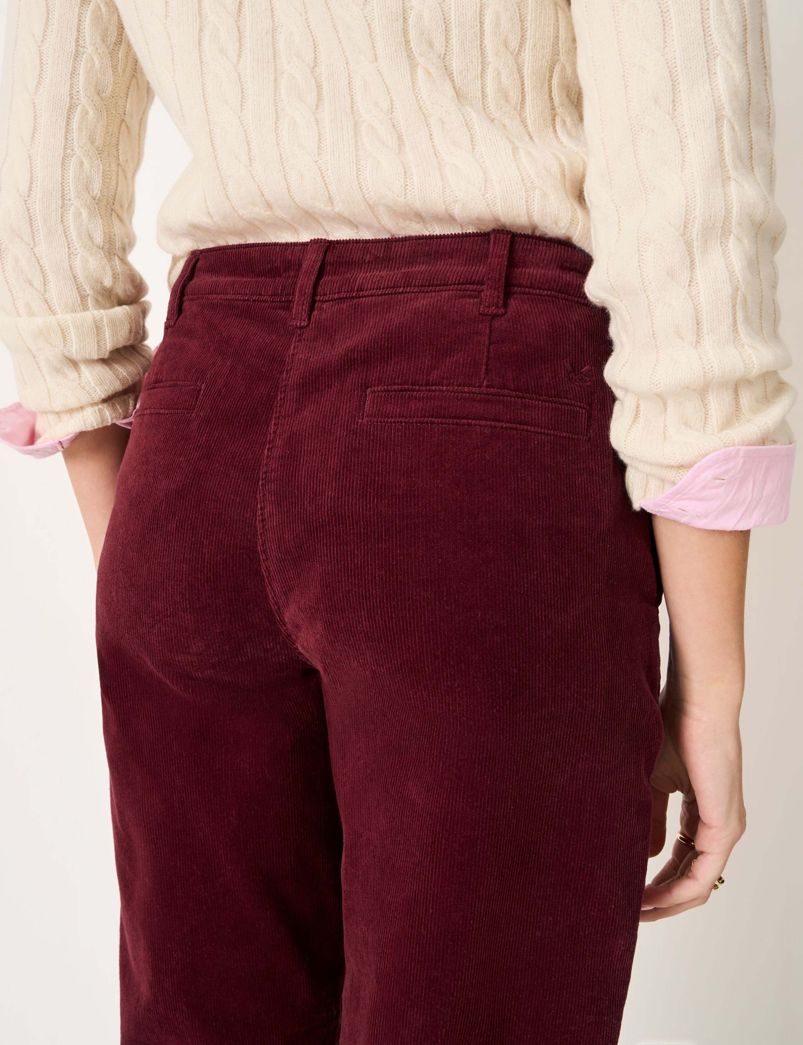 Cotton Rich Cord Tapered Trousers 4 of 5