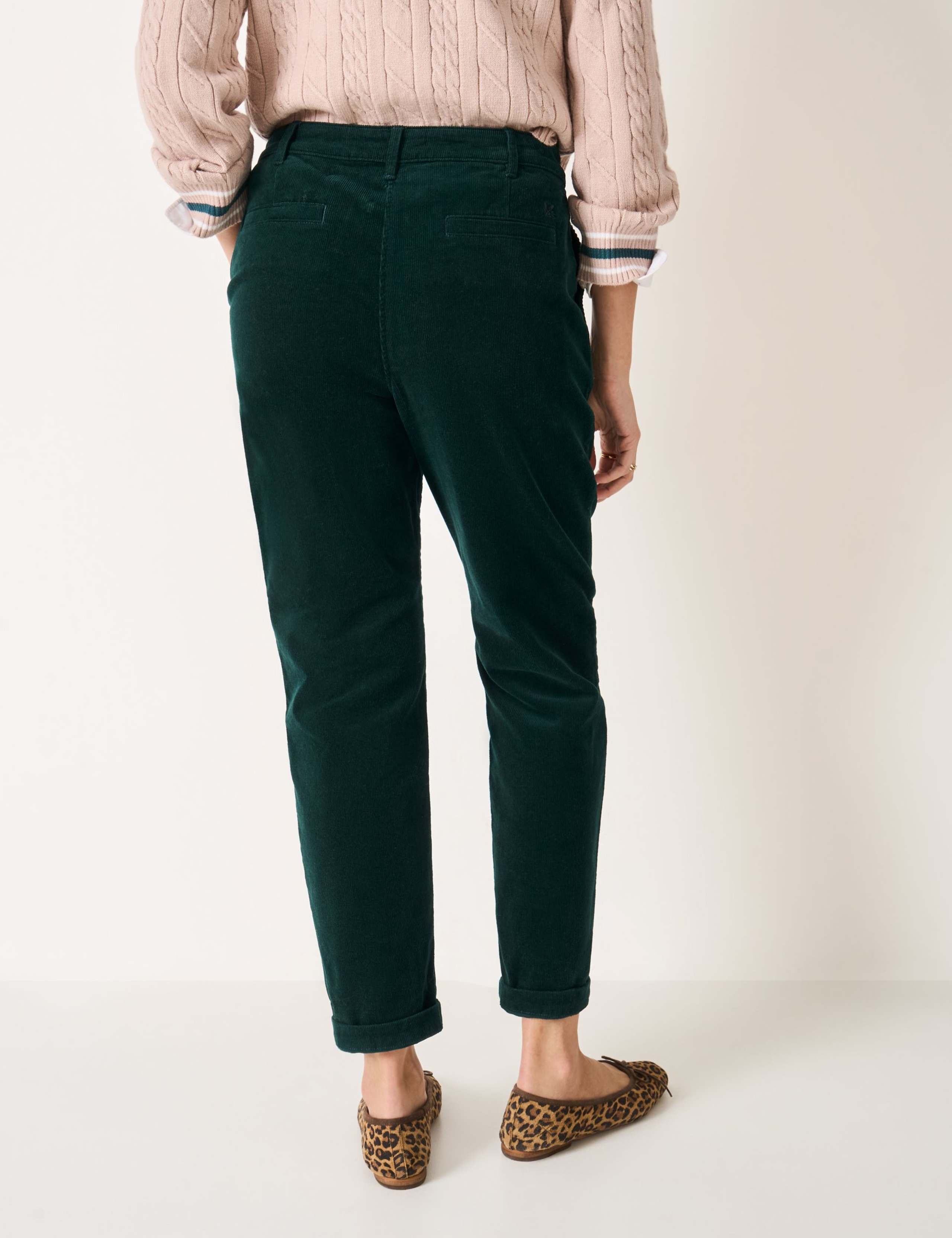 Cotton Rich Cord Tapered Trousers 3 of 5