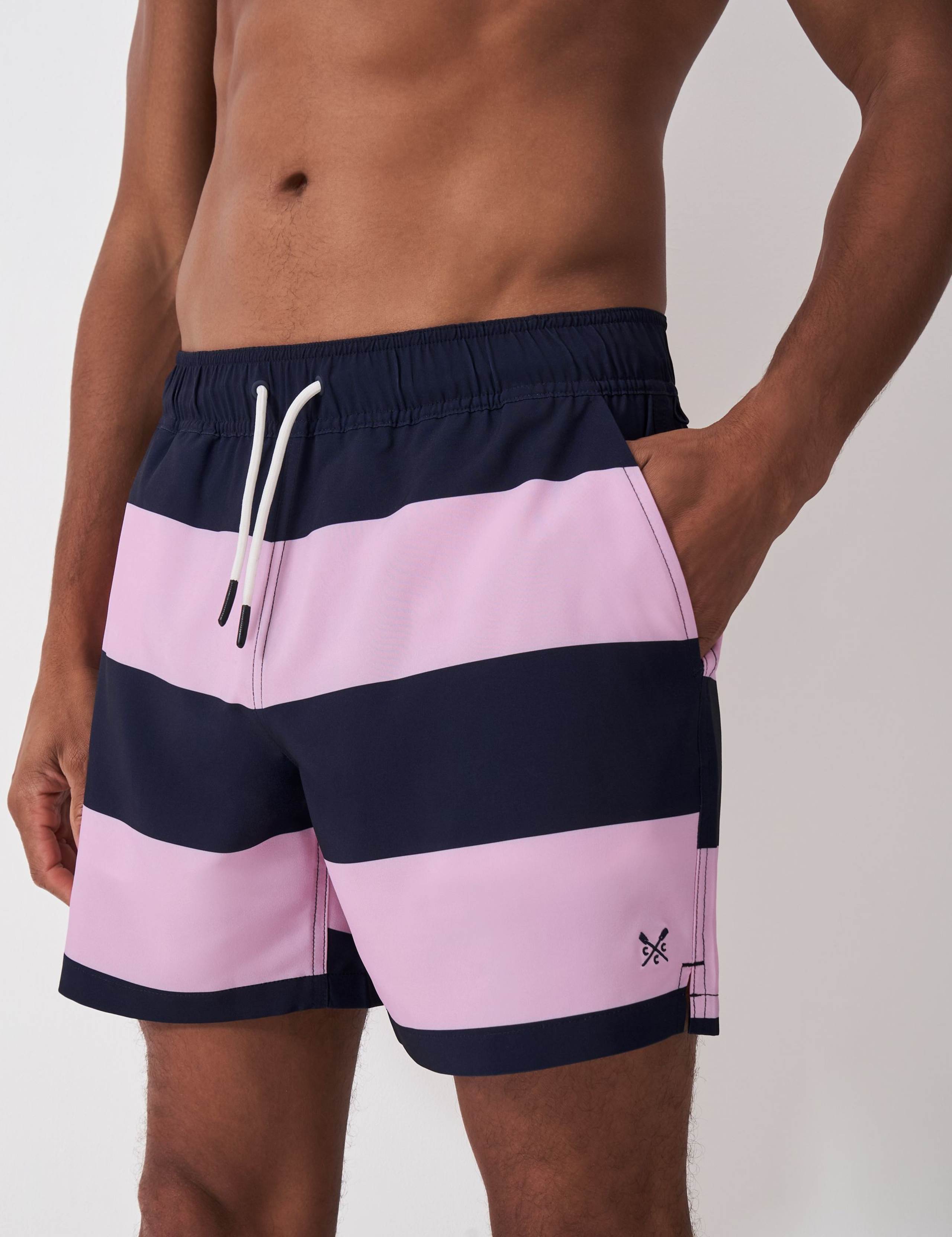 Pocketed Striped Swim Shorts 3 of 5