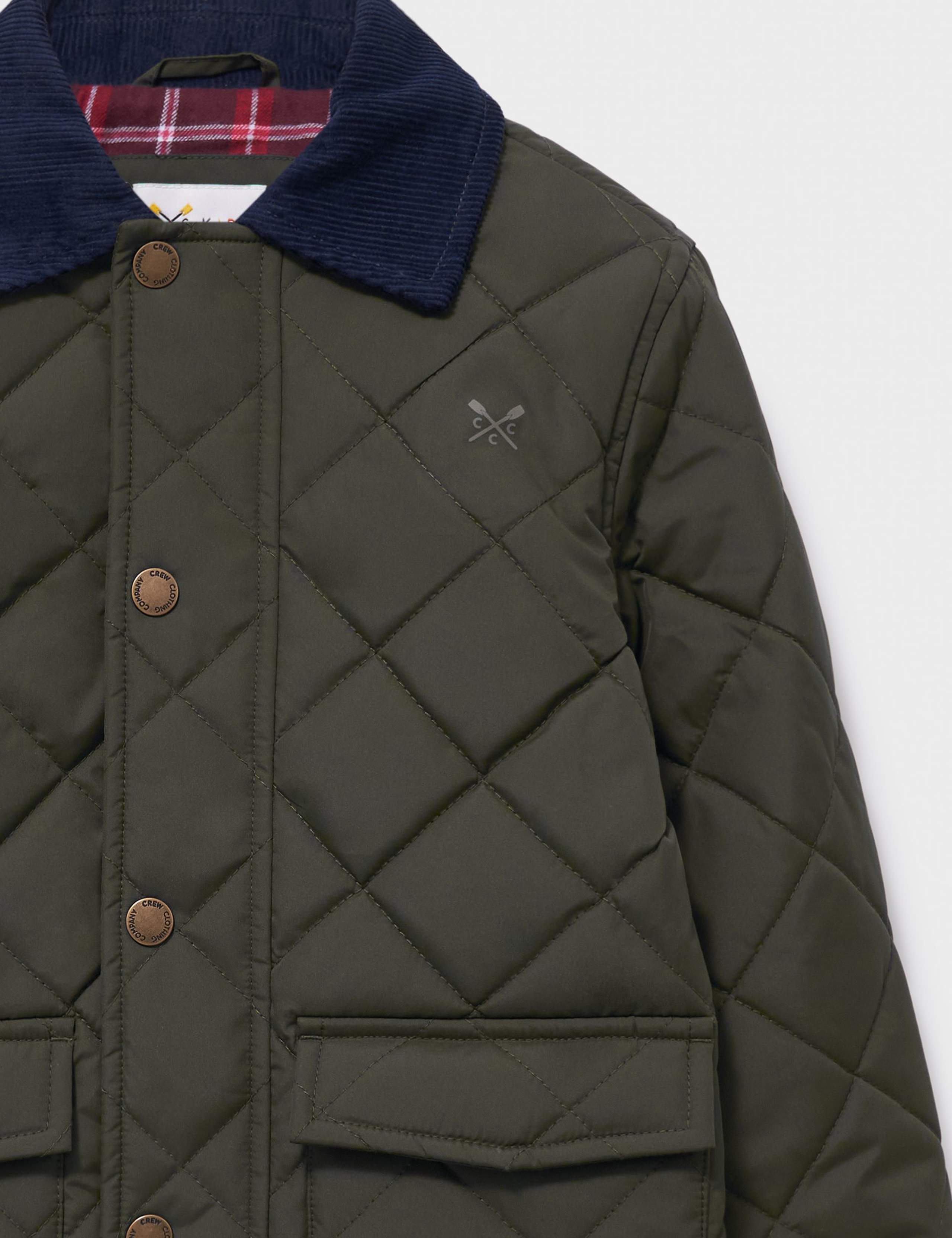 Quilted Contrast Collar Jacket (3-12 Yrs) 2 of 3