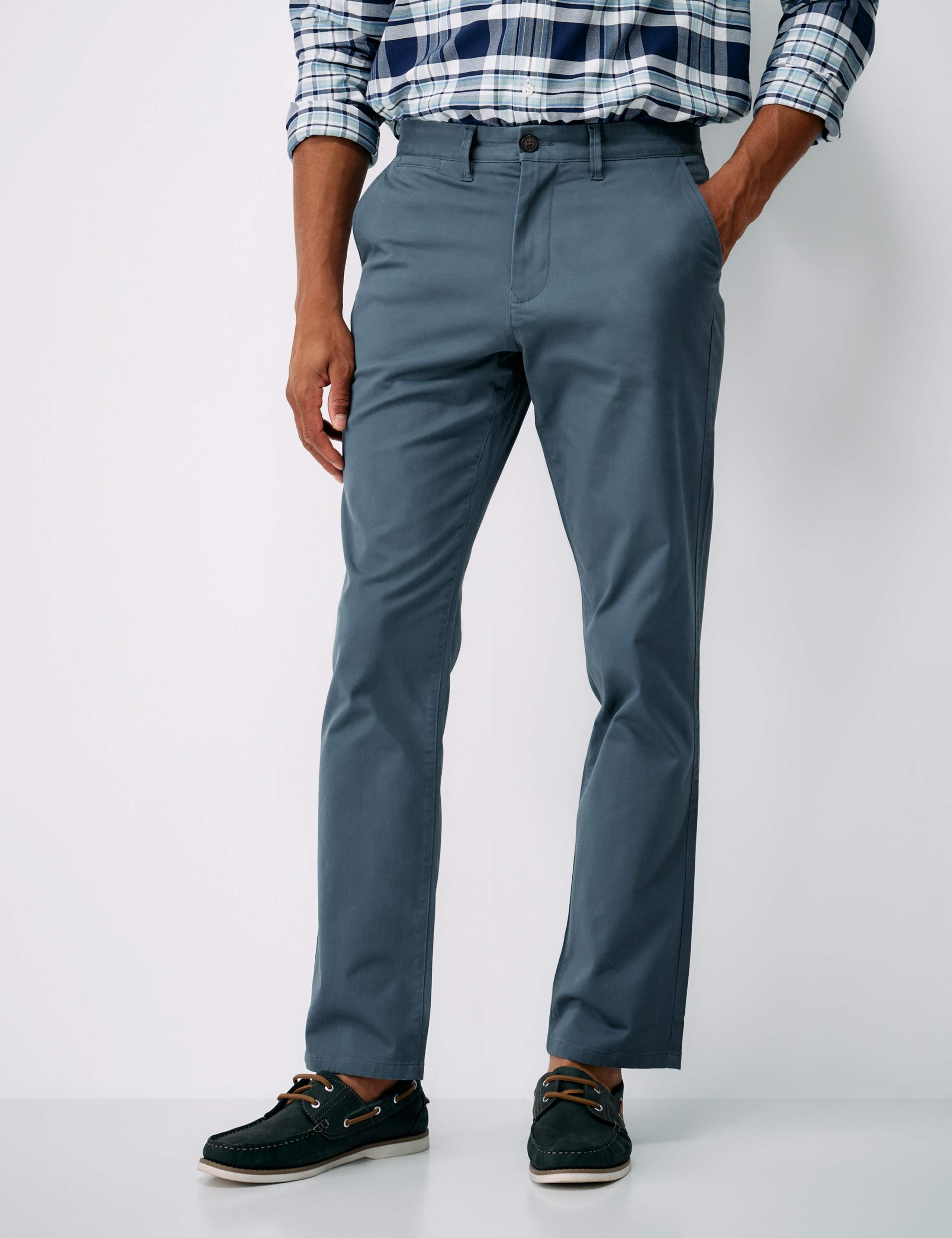 Slim Fit Cotton Rich Chinos With Stretch 1 of 4