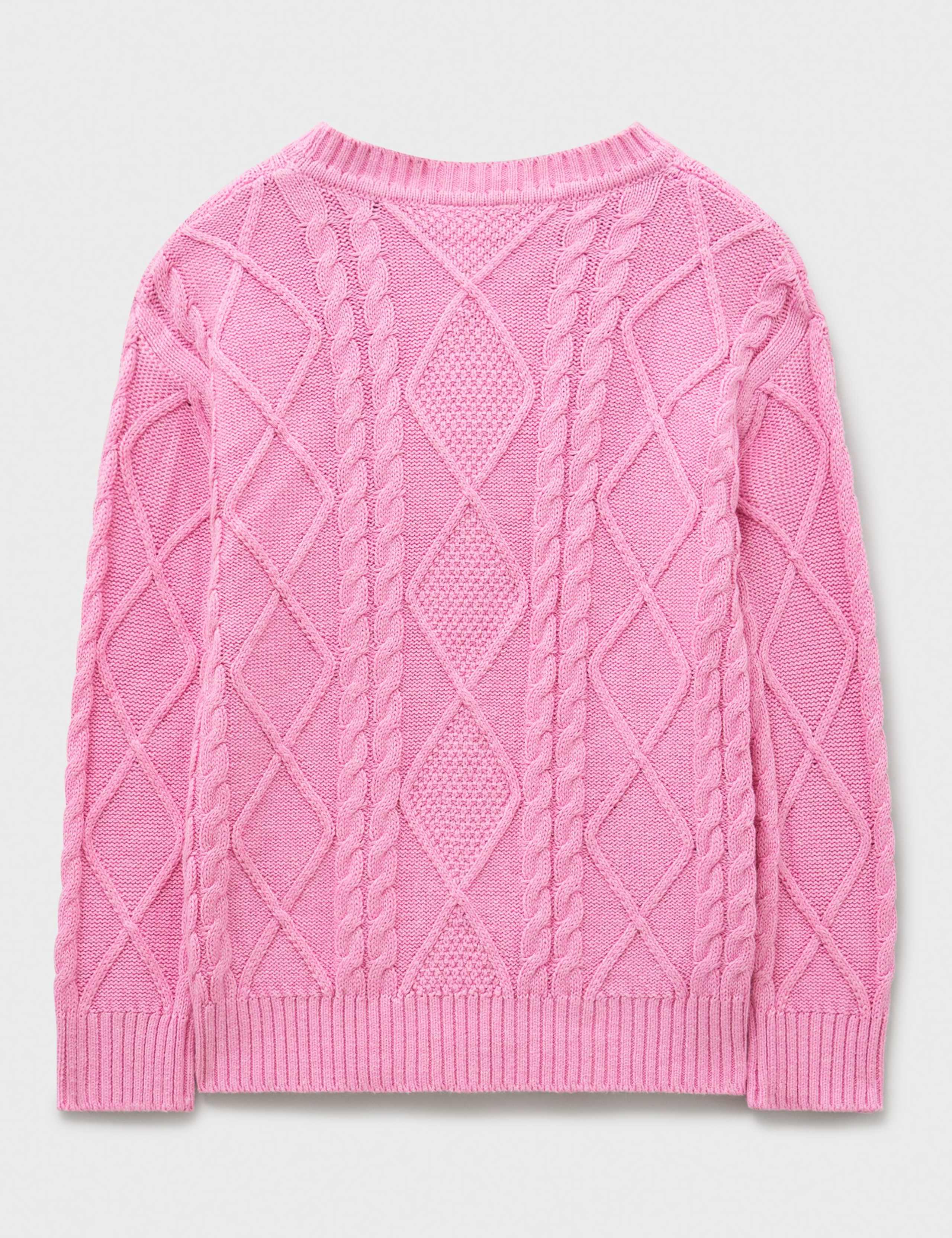 Pure Cotton Cable Knit Jumper (3-12 Yrs) 3 of 3