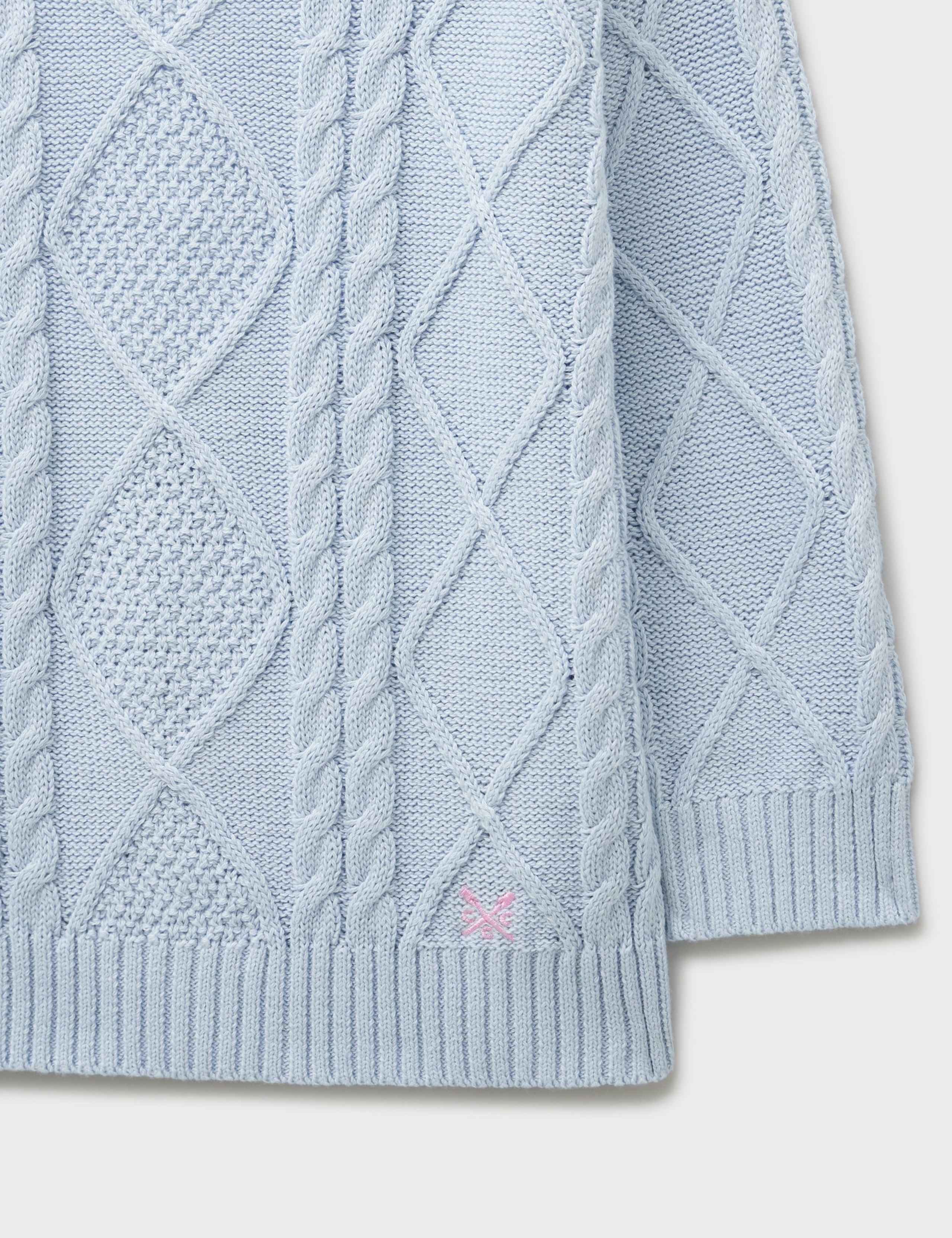 Pure Cotton Cable Knit Jumper (3-12 Yrs) 2 of 3