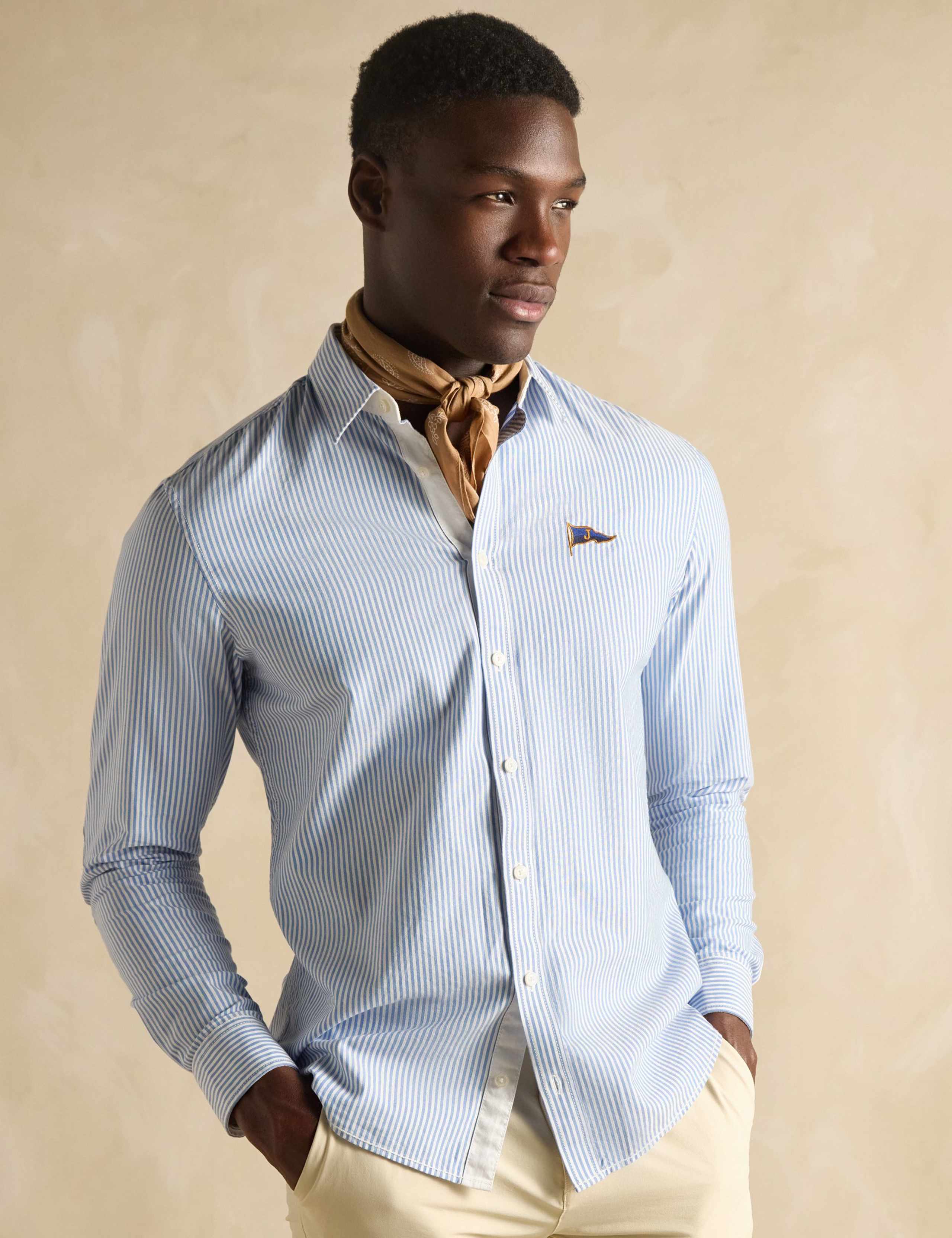 Regular Fit Pure Cotton Striped Shirt 2 of 7