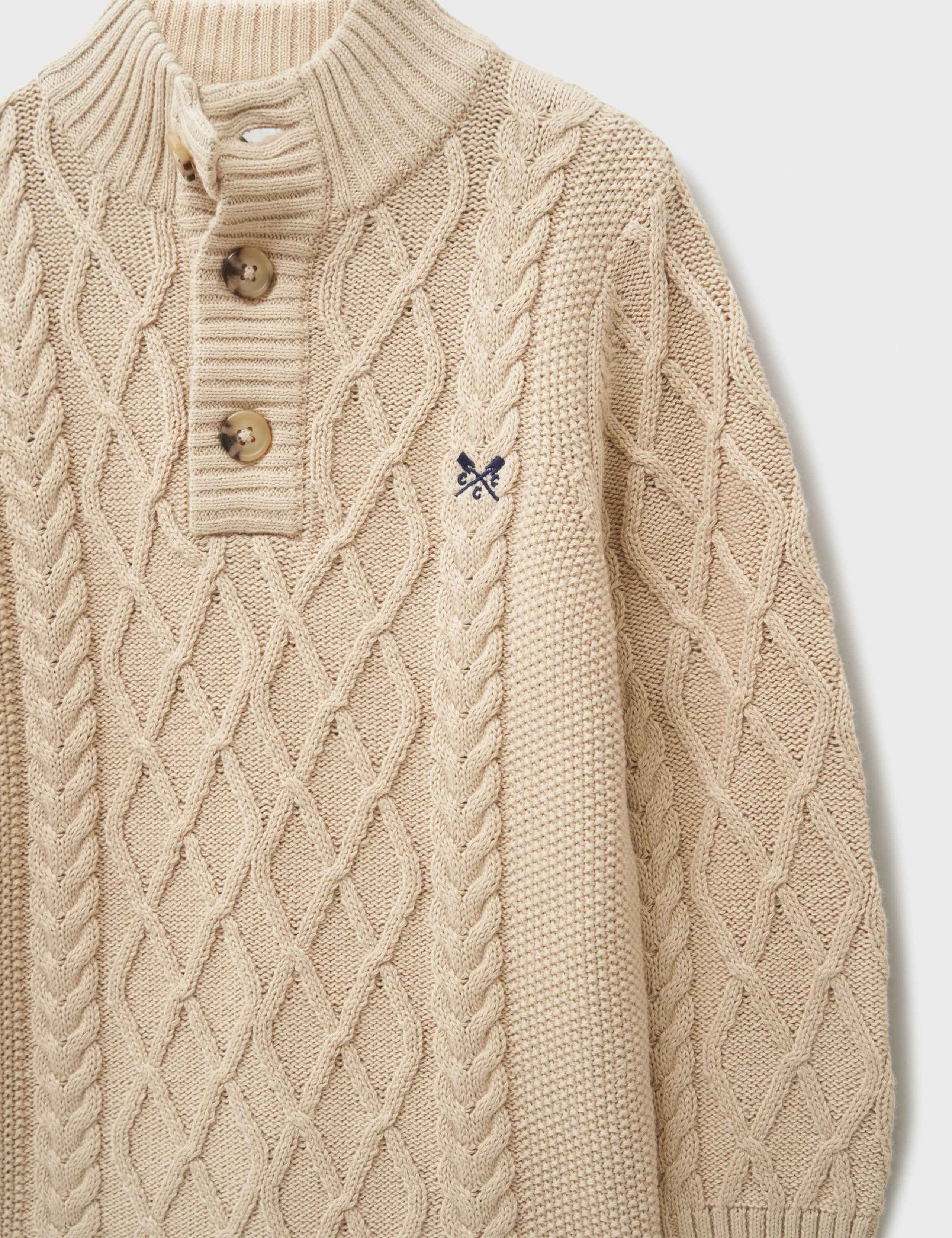 Cotton Blend Cable Knit Jumper (3-12 Yrs) 2 of 3