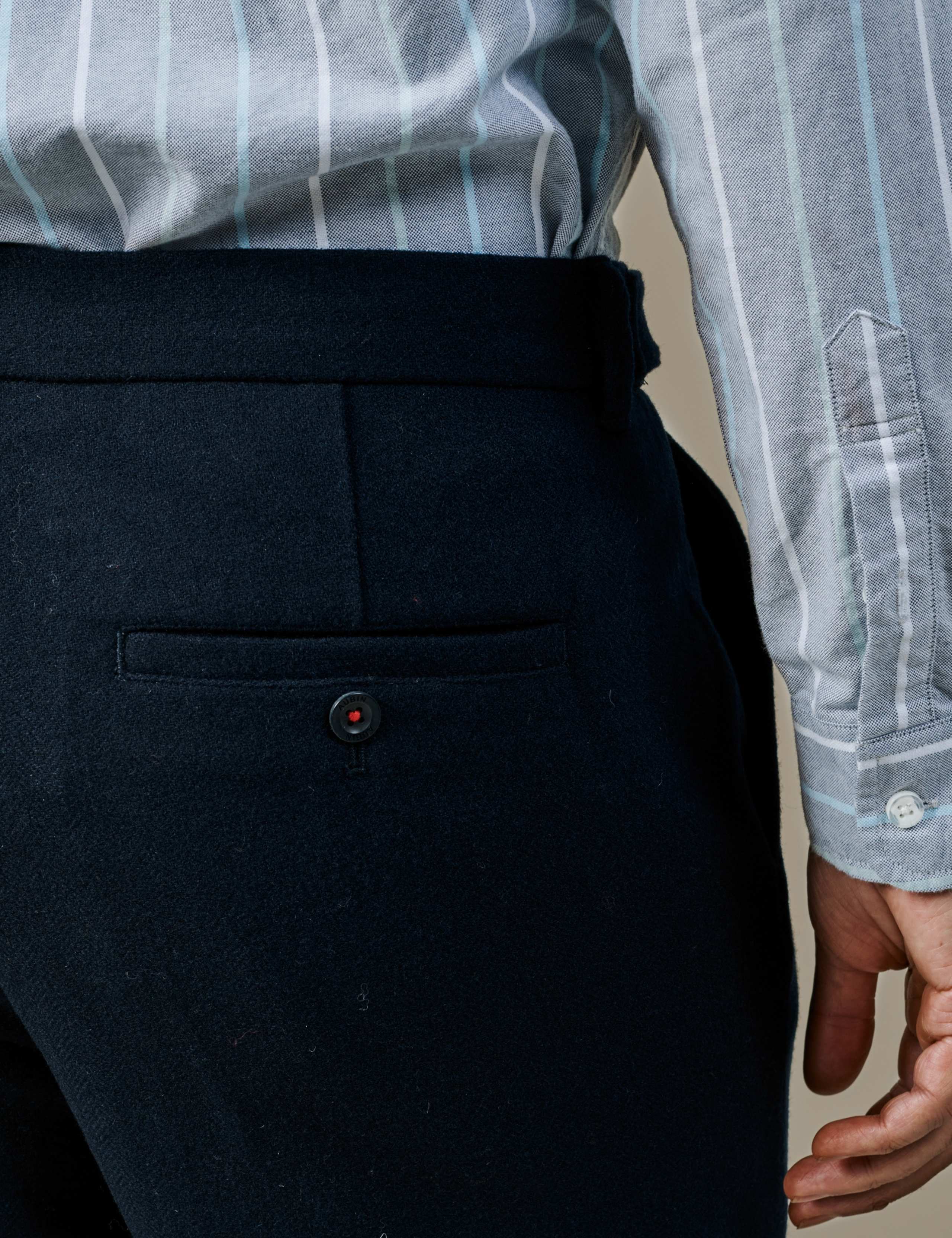 Tailored Fit Pure Wool Plain Suit Trousers 5 of 5