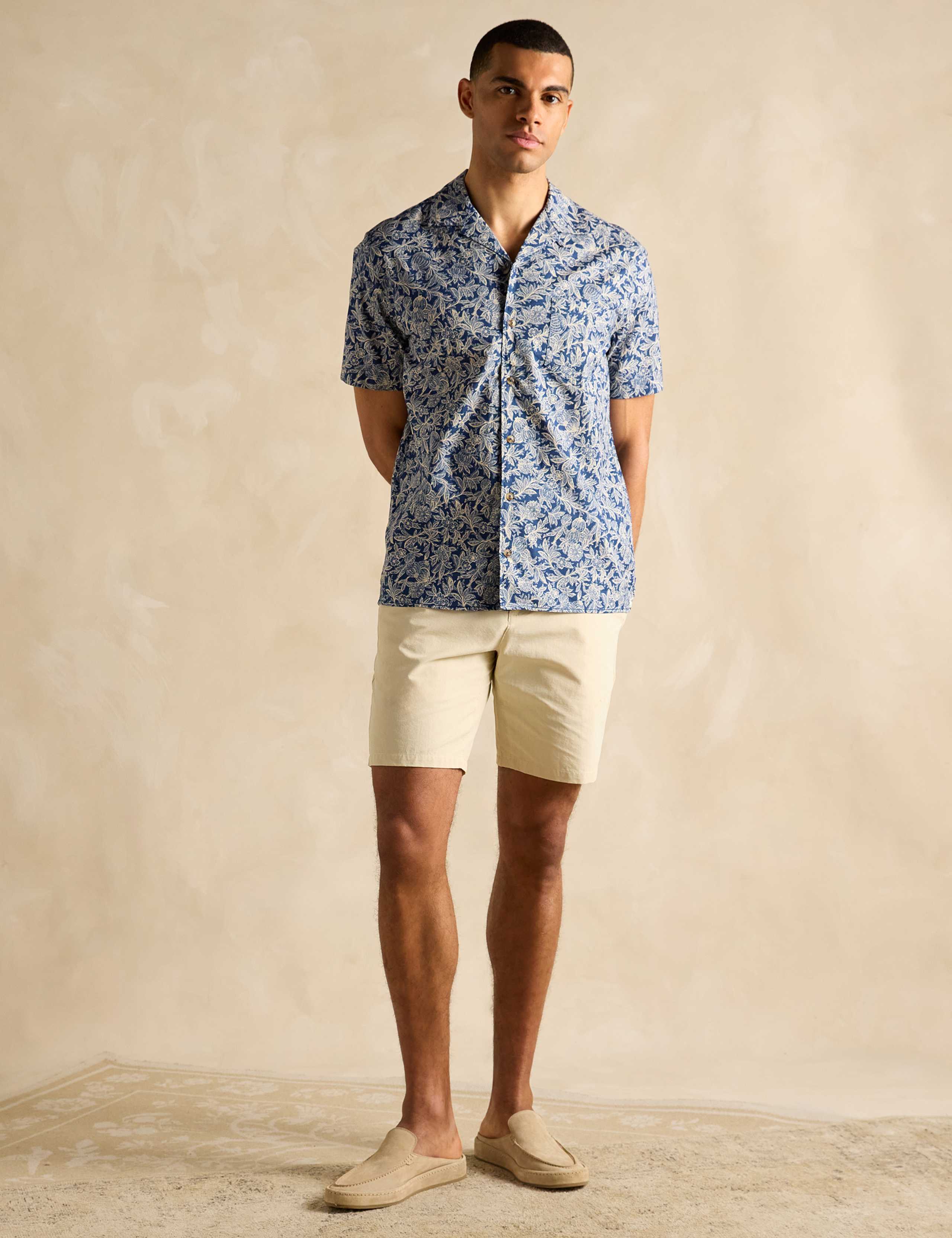 Linen Blend Floral Shirt 2 of 5