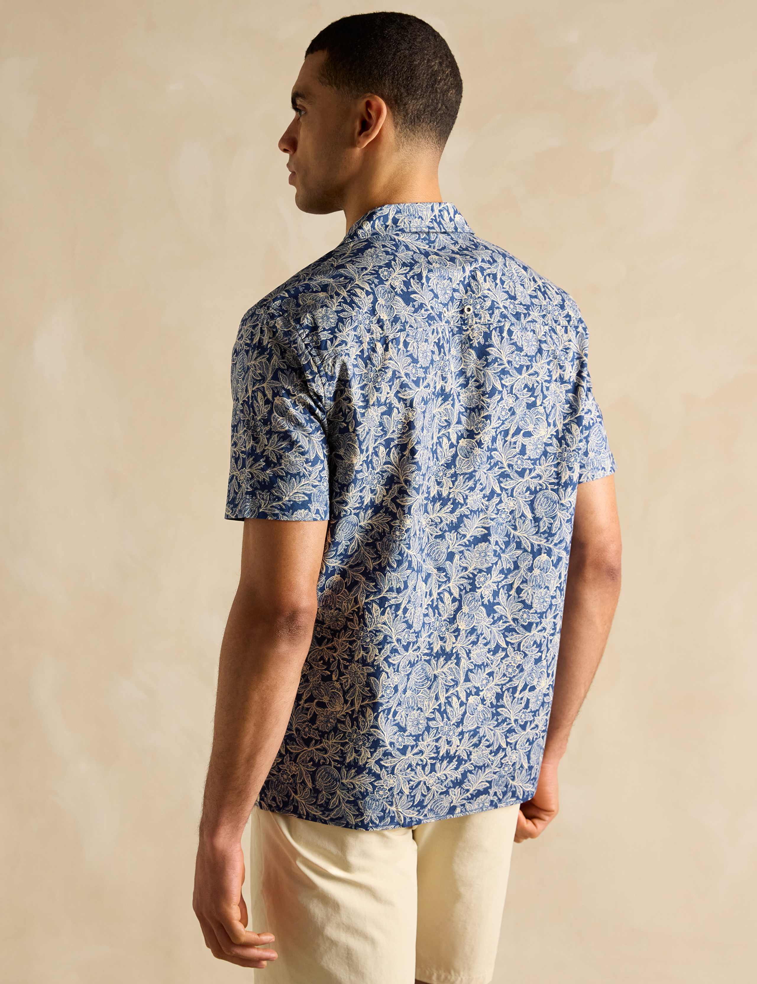 Linen Blend Floral Shirt 3 of 5
