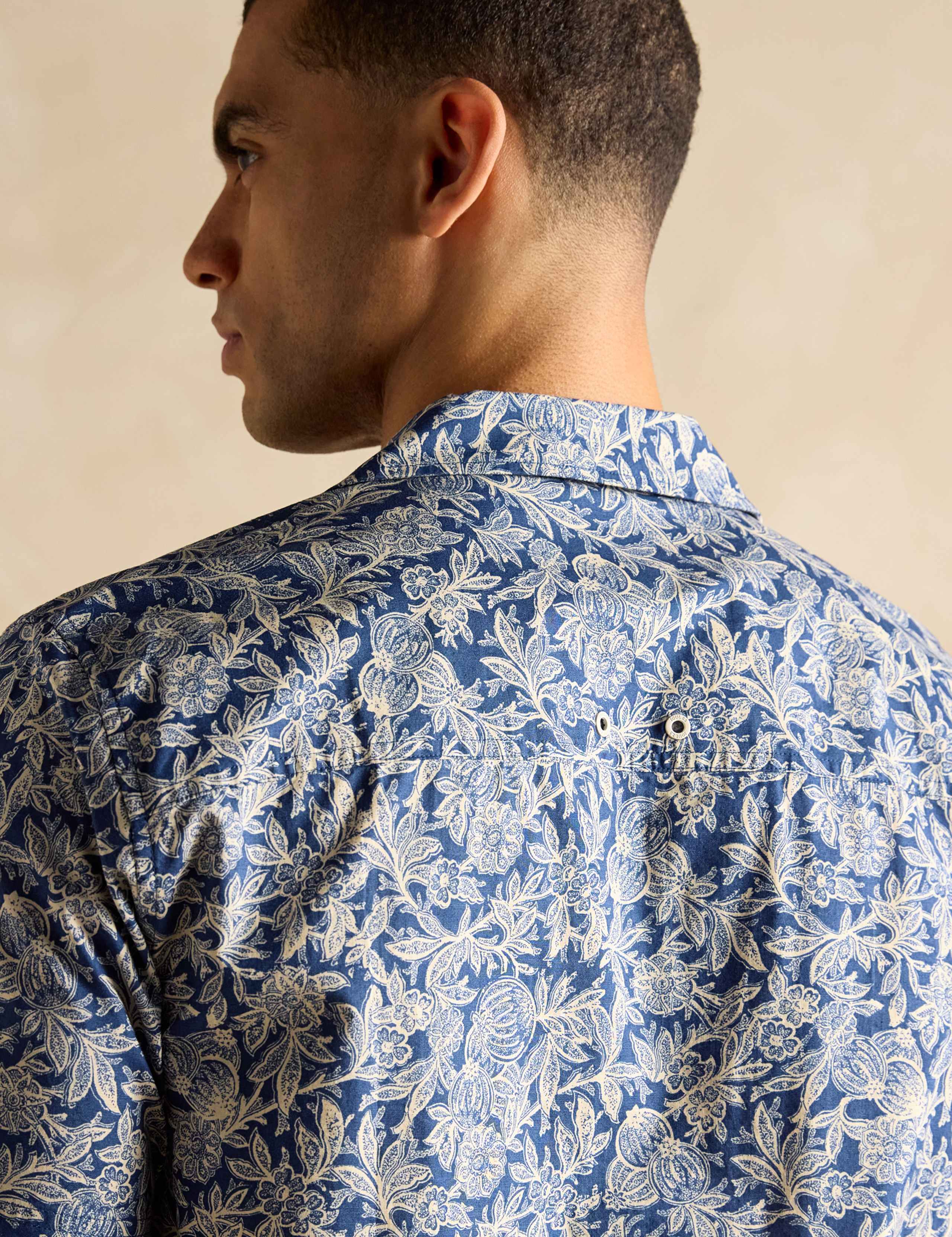 Linen Blend Floral Shirt 5 of 5