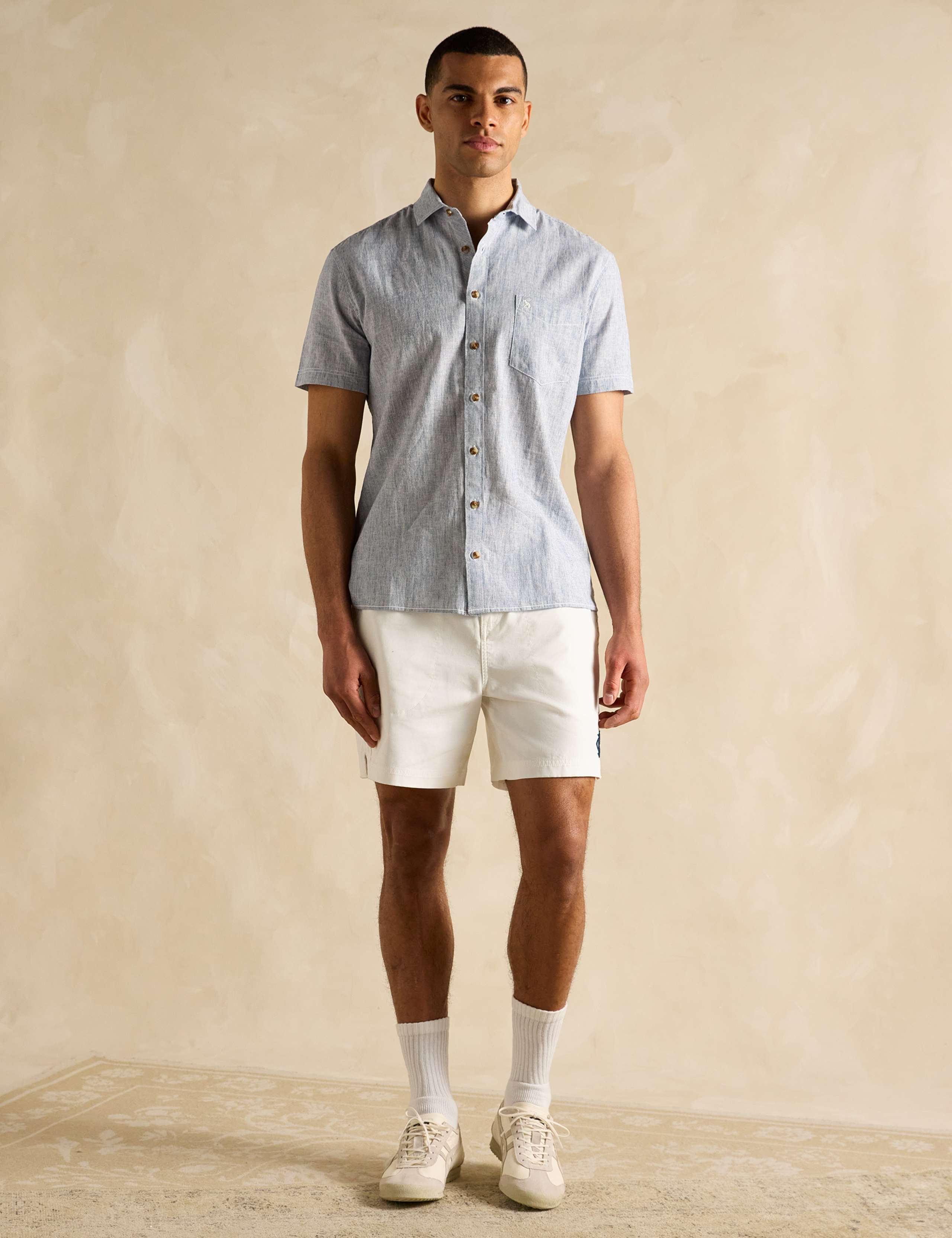 Linen Blend Striped Shirt 3 of 6