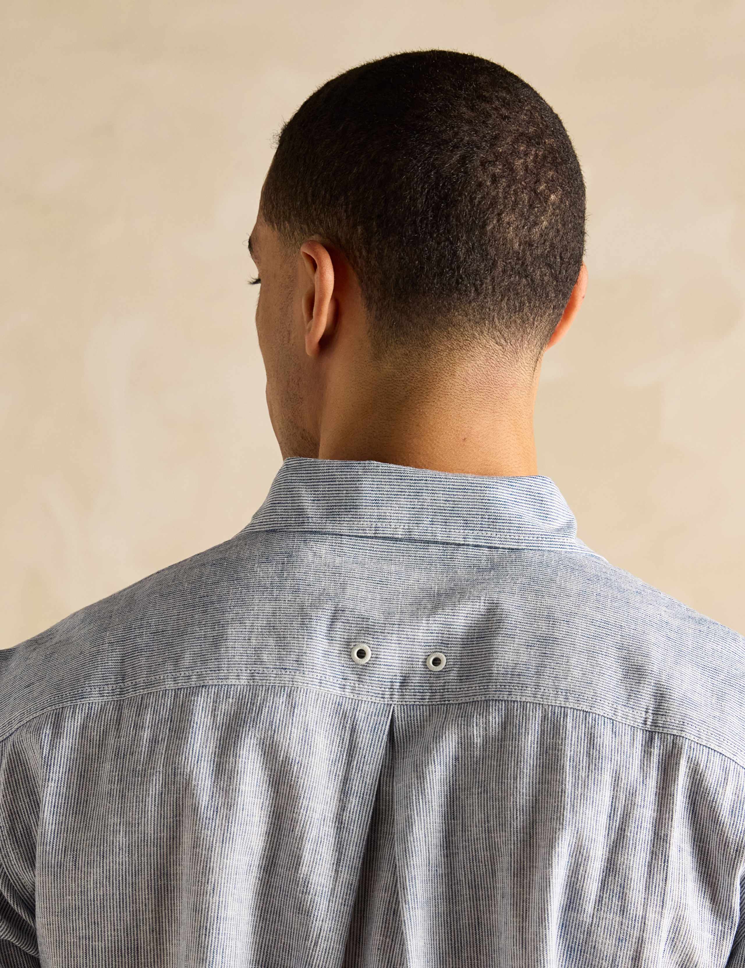 Linen Blend Striped Shirt 6 of 6