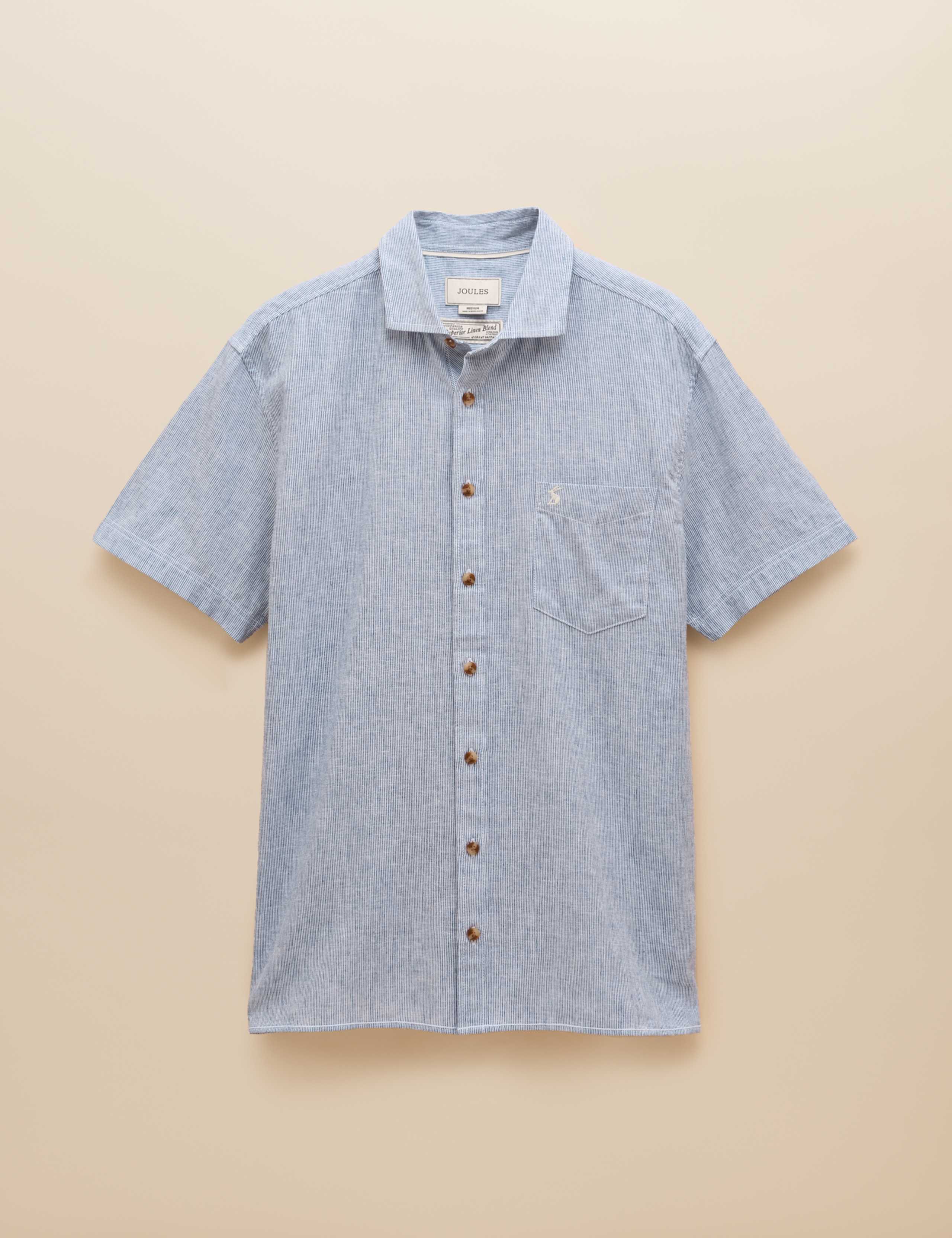 Linen Blend Striped Shirt 2 of 6