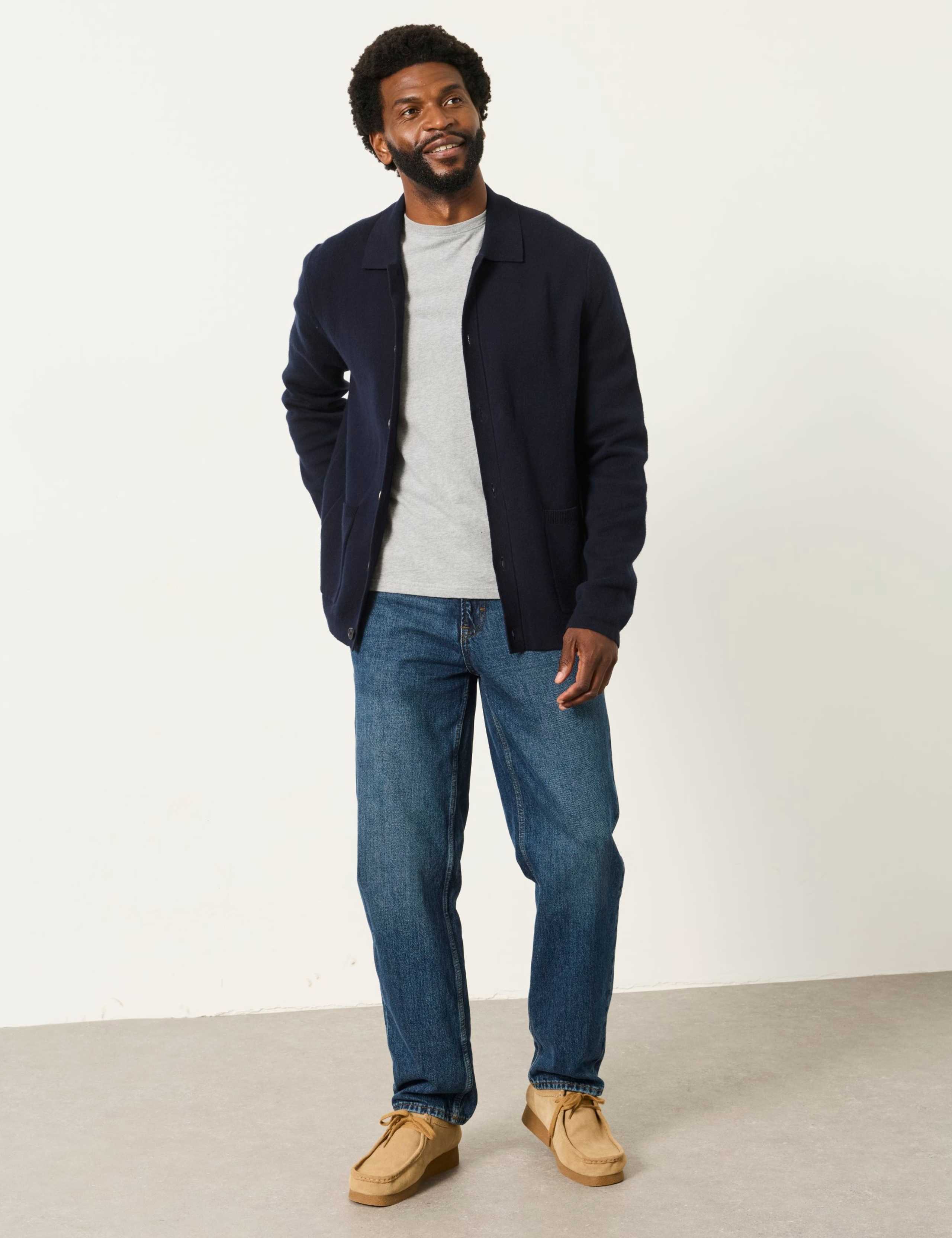 Cotton Rich Collared Cardigan with Cashmere 4 of 6
