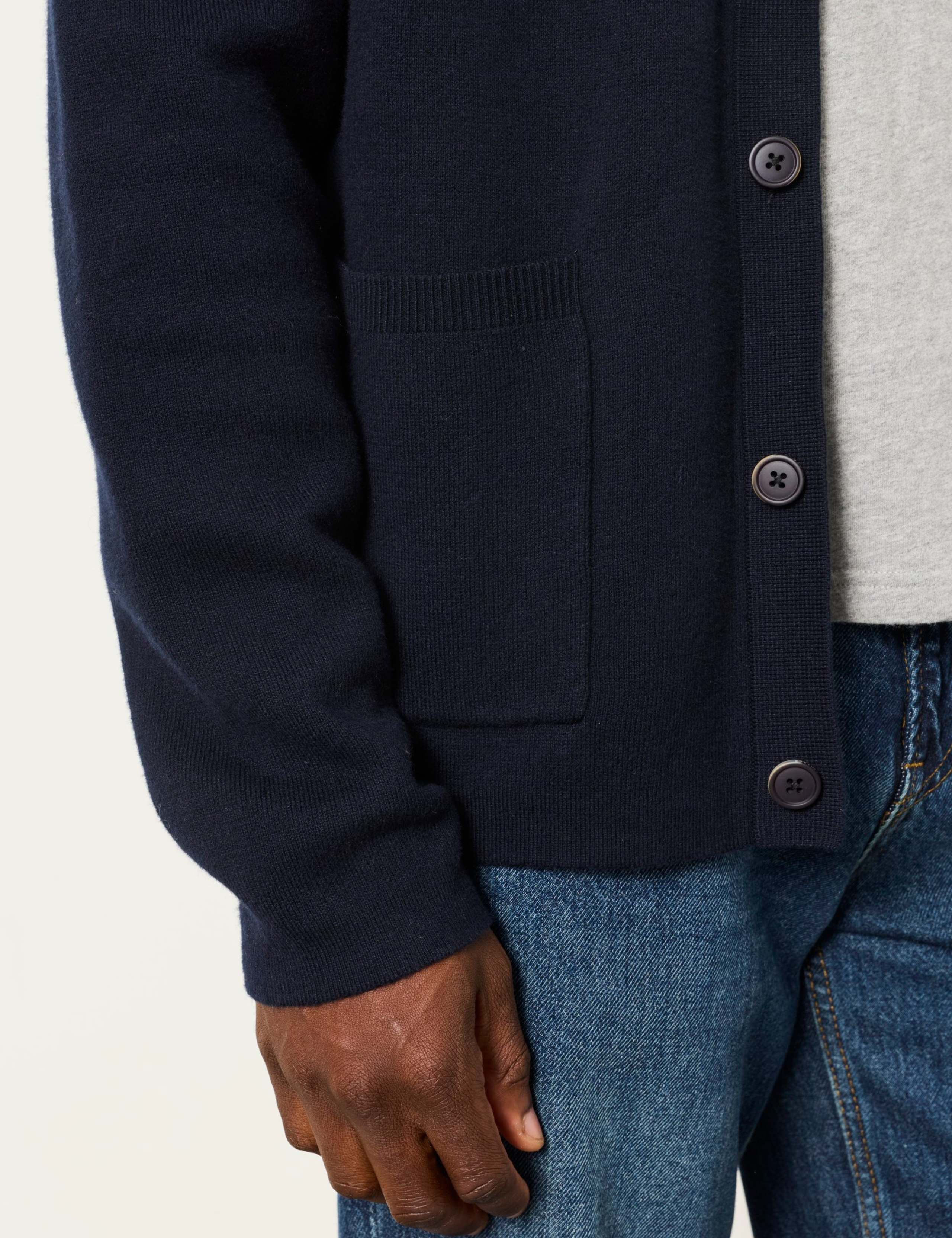 Cotton Rich Collared Cardigan with Cashmere 6 of 6