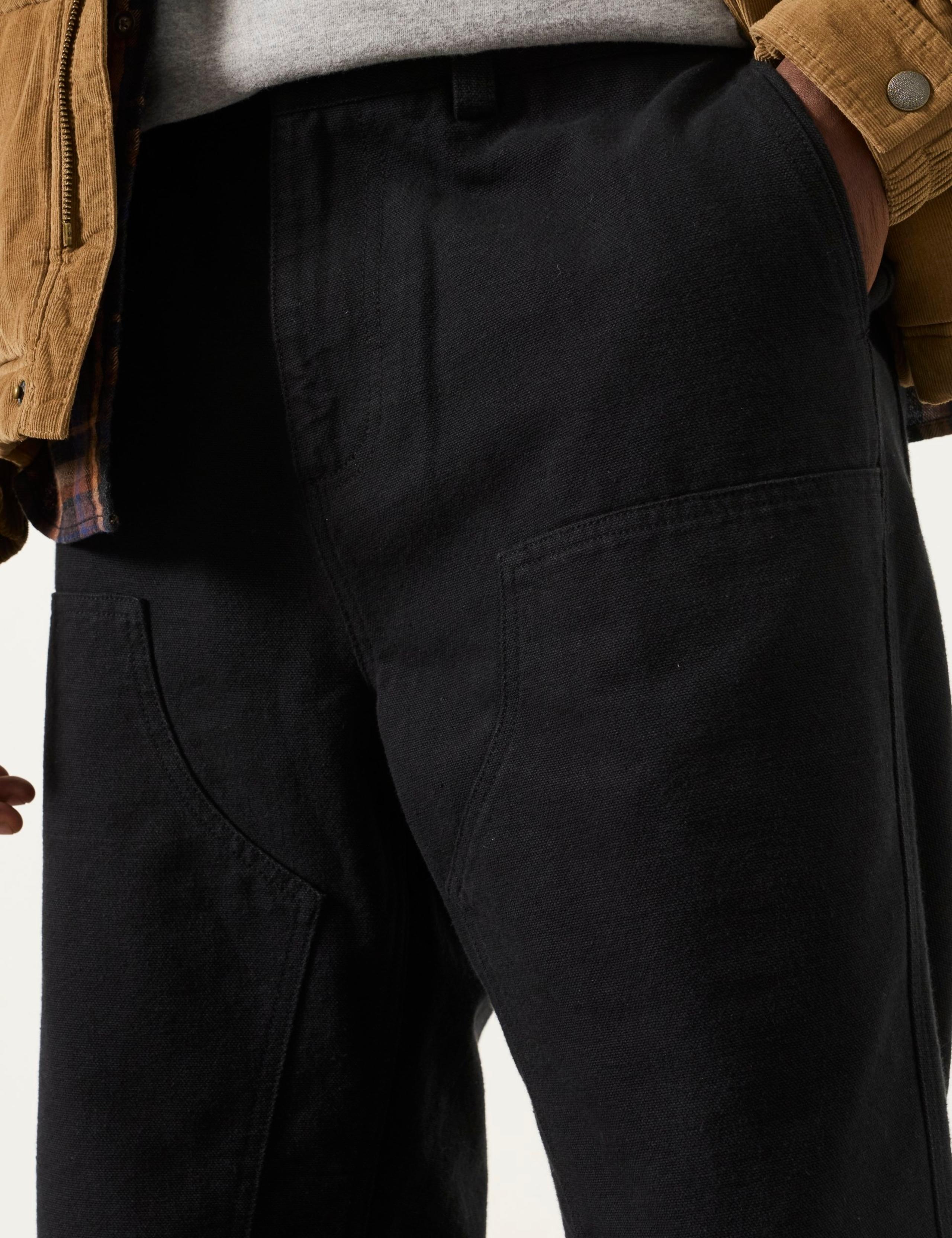 Regular Fit Pure Cotton Flat Front Trousers 5 of 5