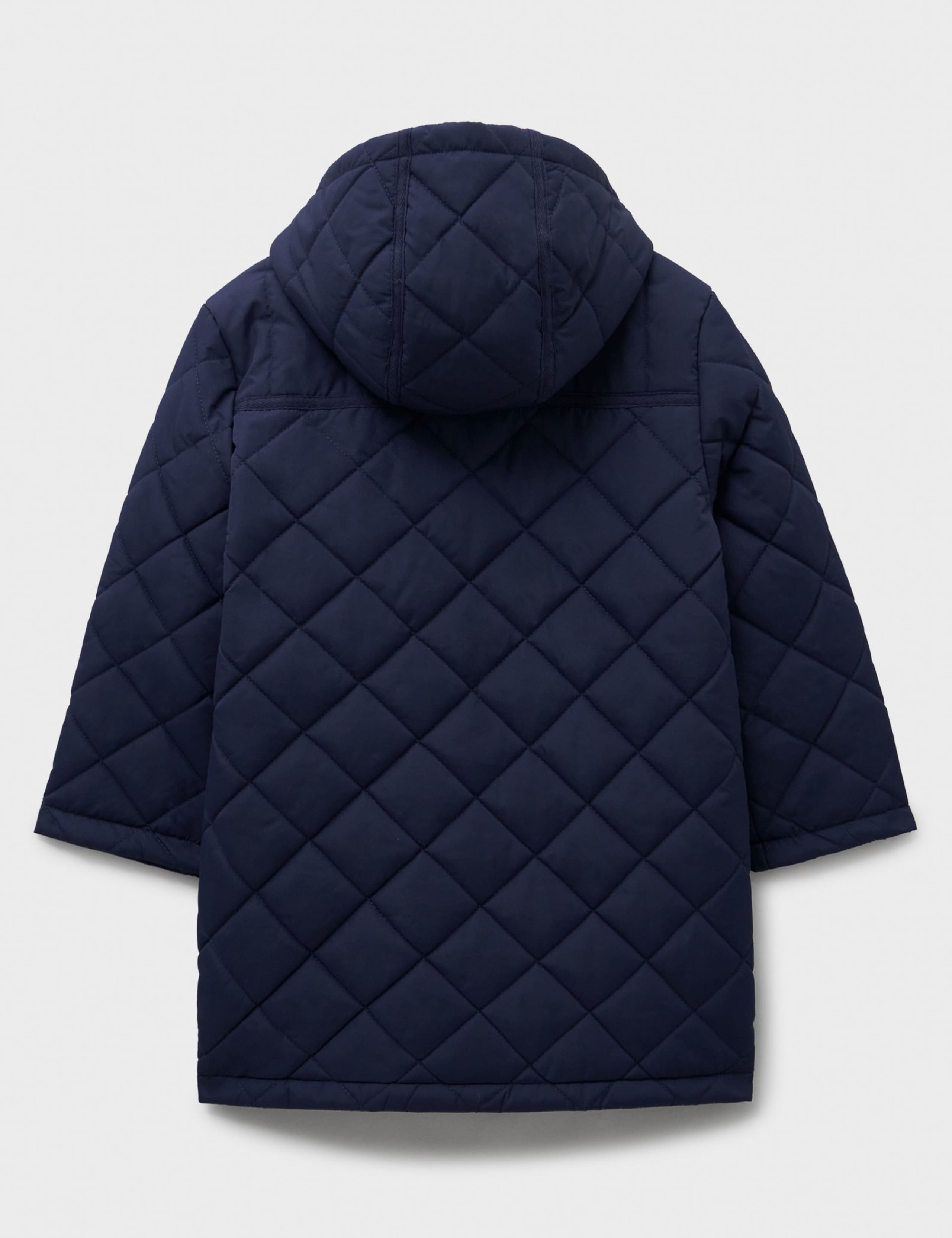 Quilted Showerproof Hooded Coat (3-12 Yrs) 3 of 3