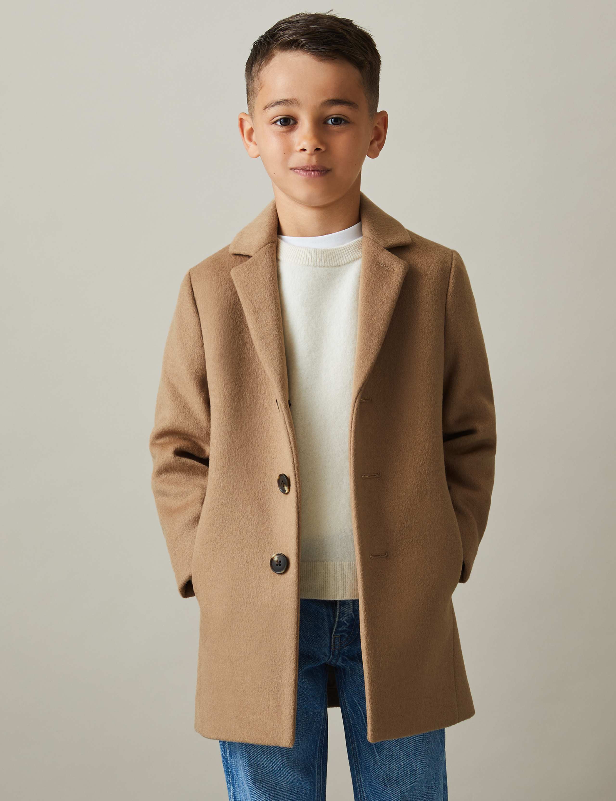 Wool Blend Coat (3-14 Yrs) 3 of 4