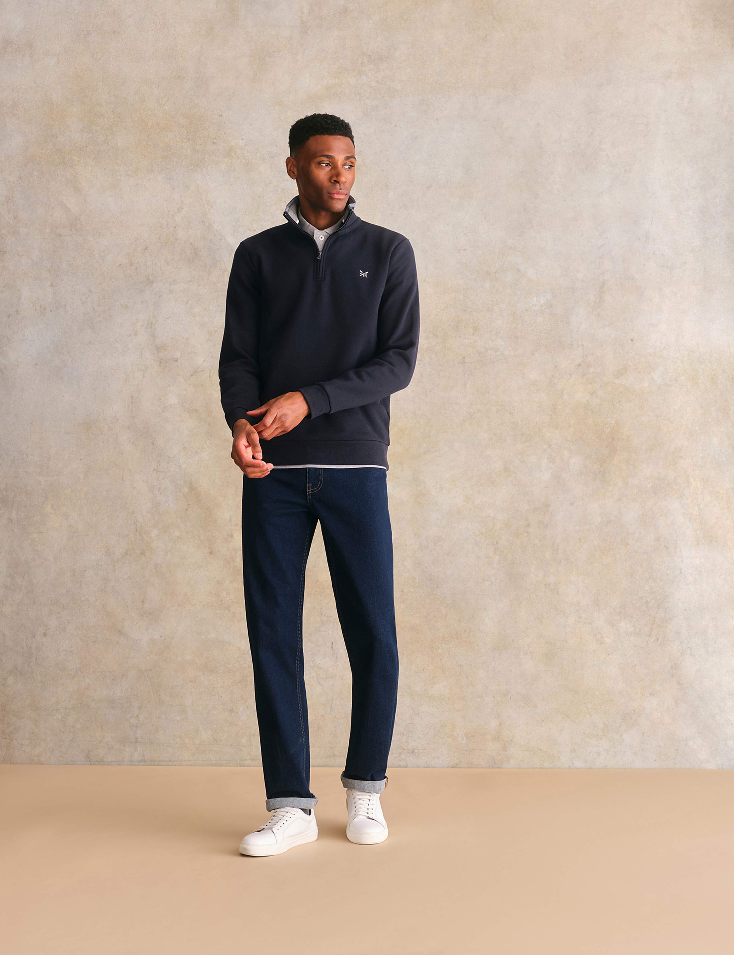 Cotton Rich Half Zip Sweatshirt 4 of 4