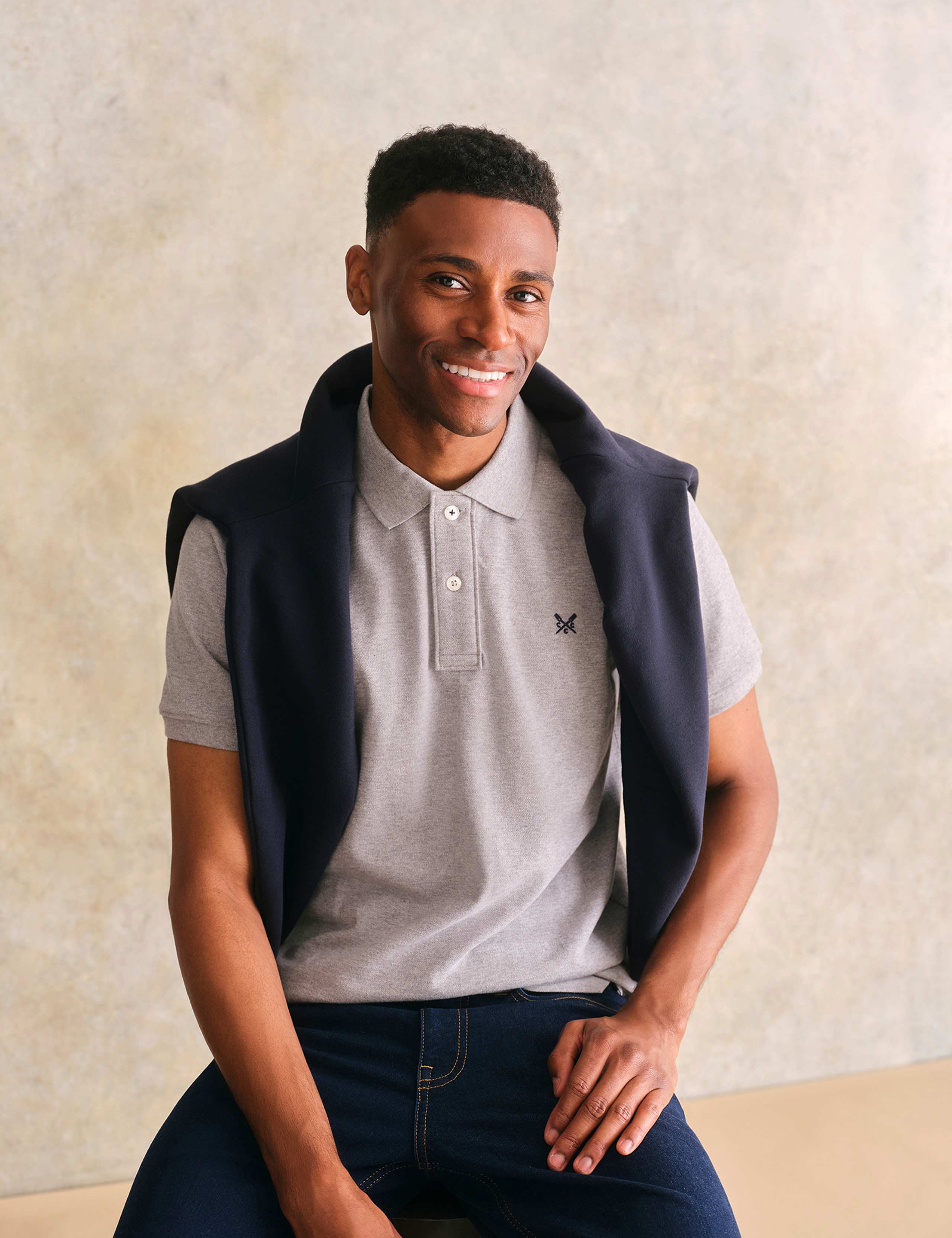 Cotton Rich Half Zip Sweatshirt 5 of 5