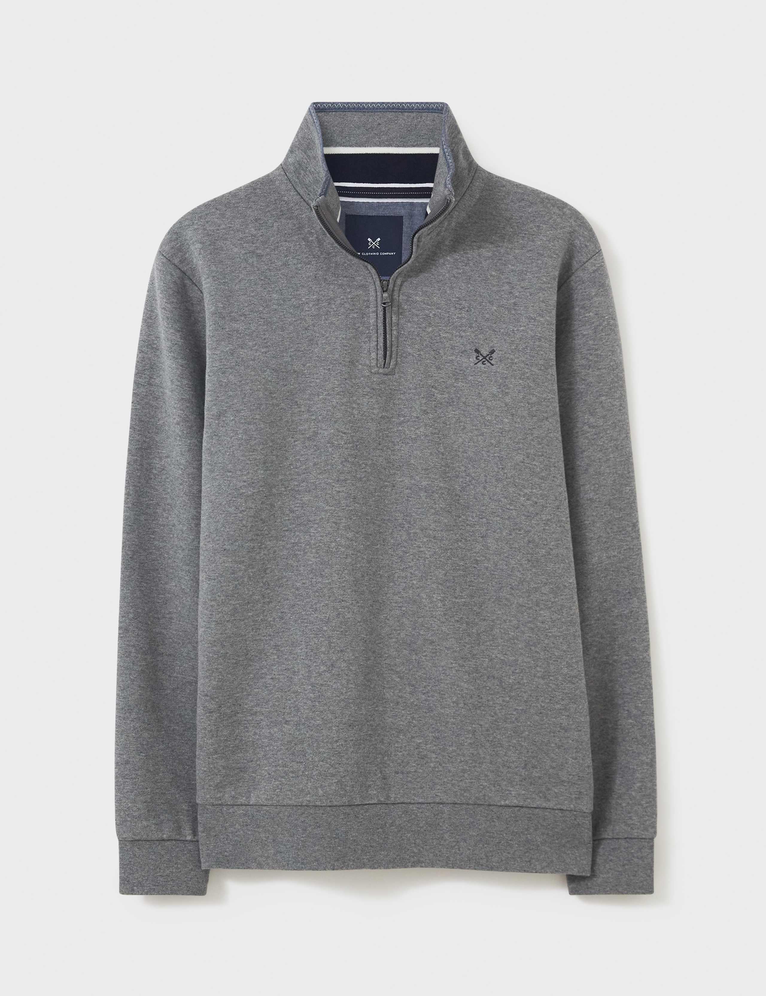 Cotton Rich Half Zip Sweatshirt 2 of 5