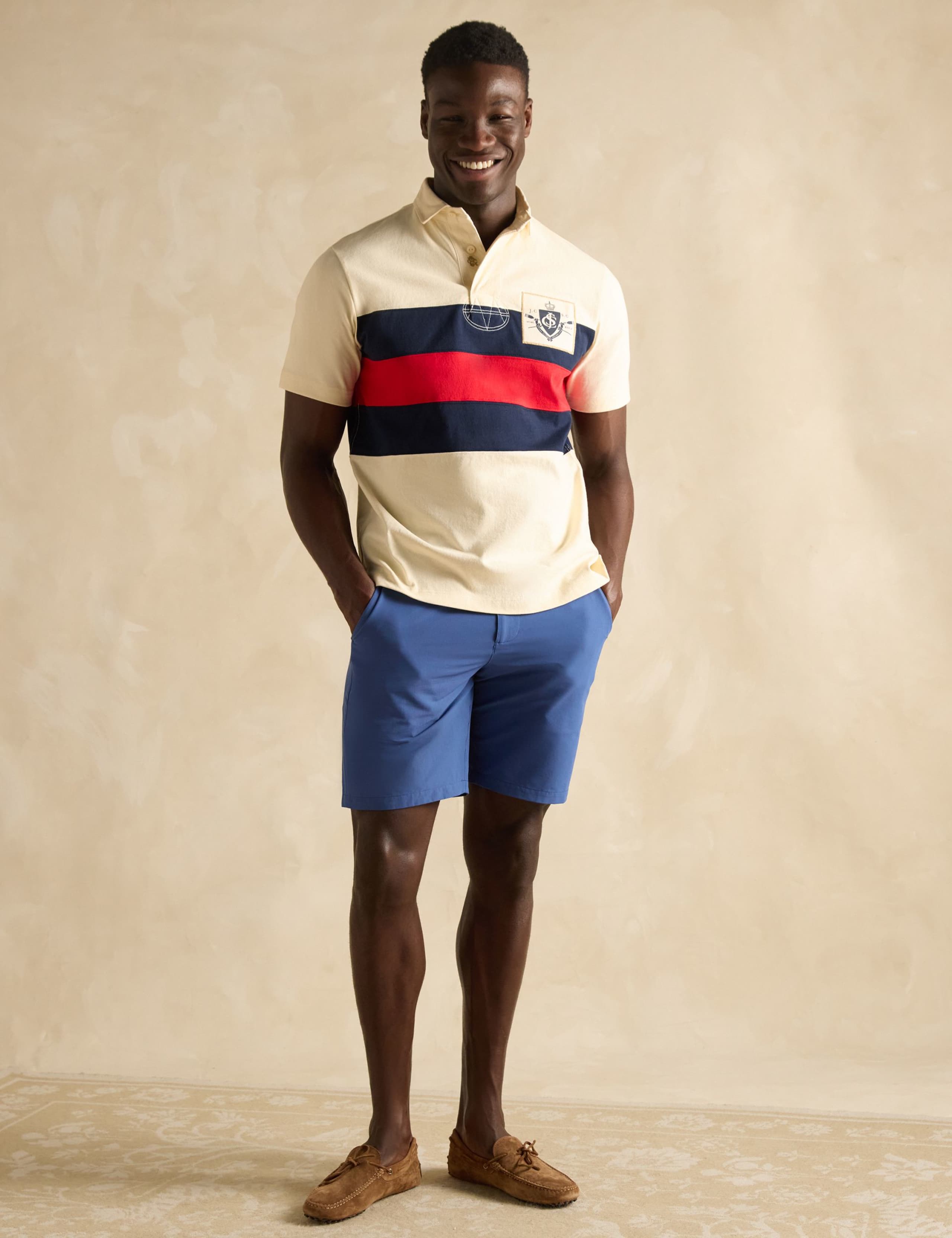 Pure Cotton Colour Block Rugby Shirt 2 of 4