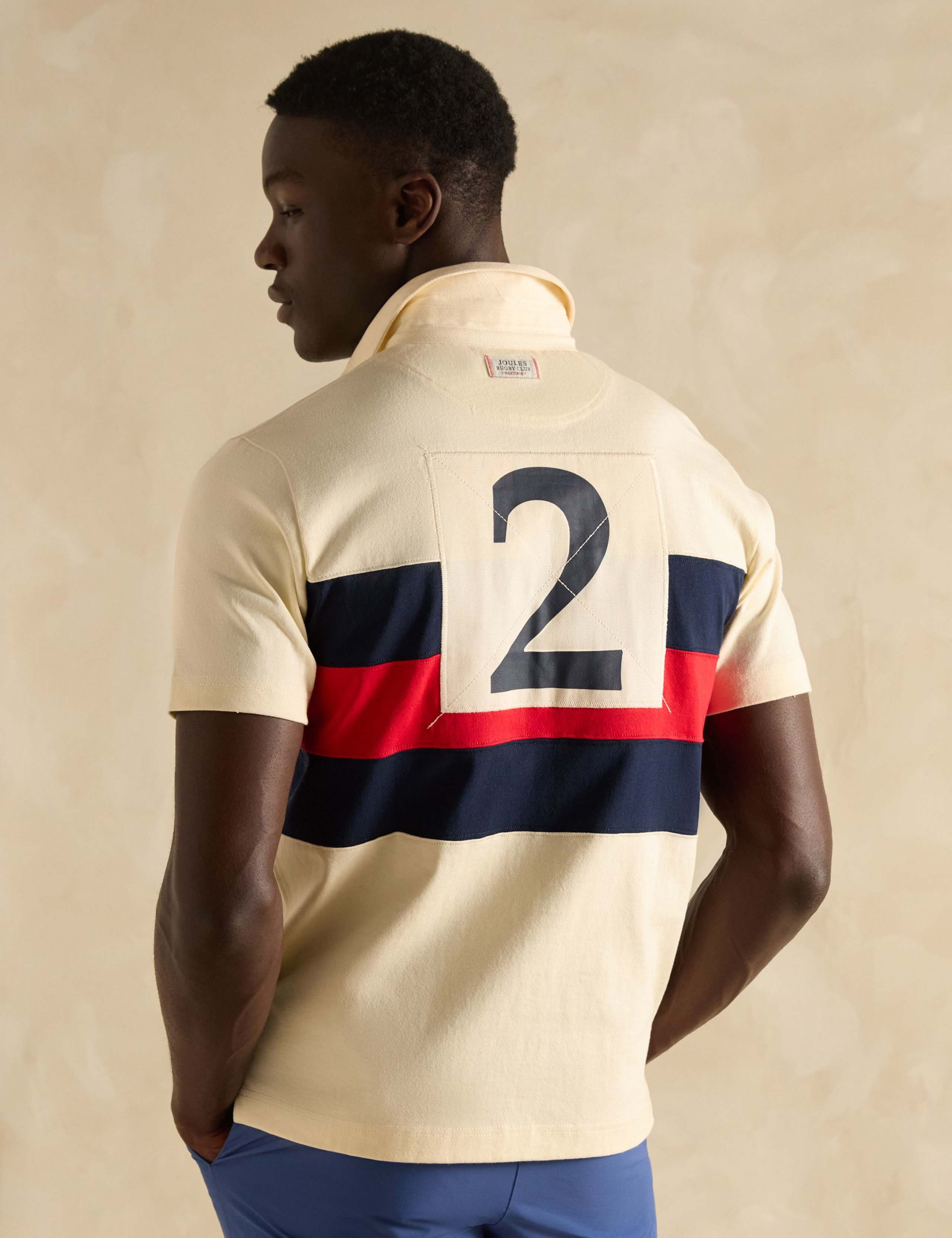 Pure Cotton Colour Block Rugby Shirt 3 of 4