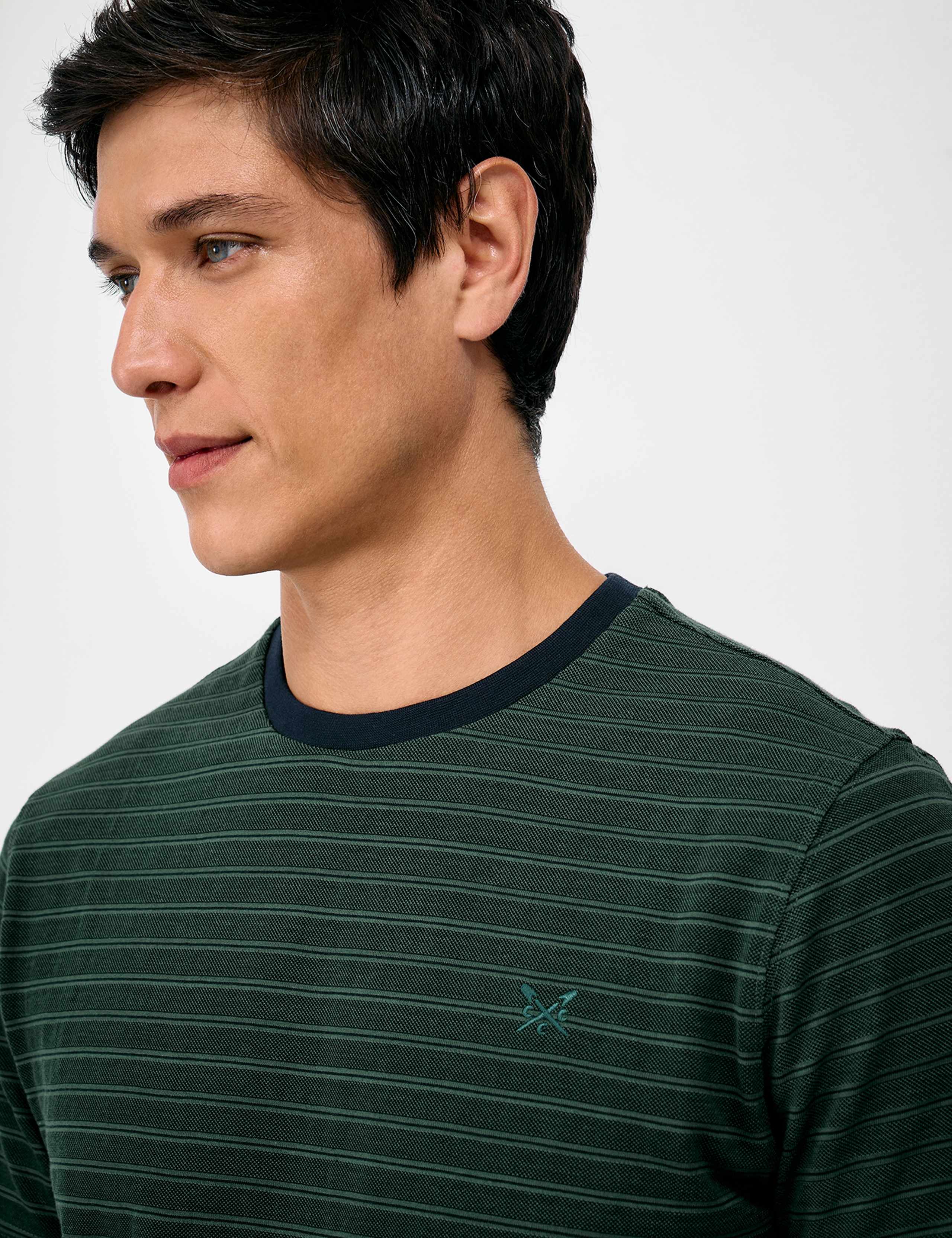 Pure Cotton Striped Short Sleeve T-Shirt 5 of 5