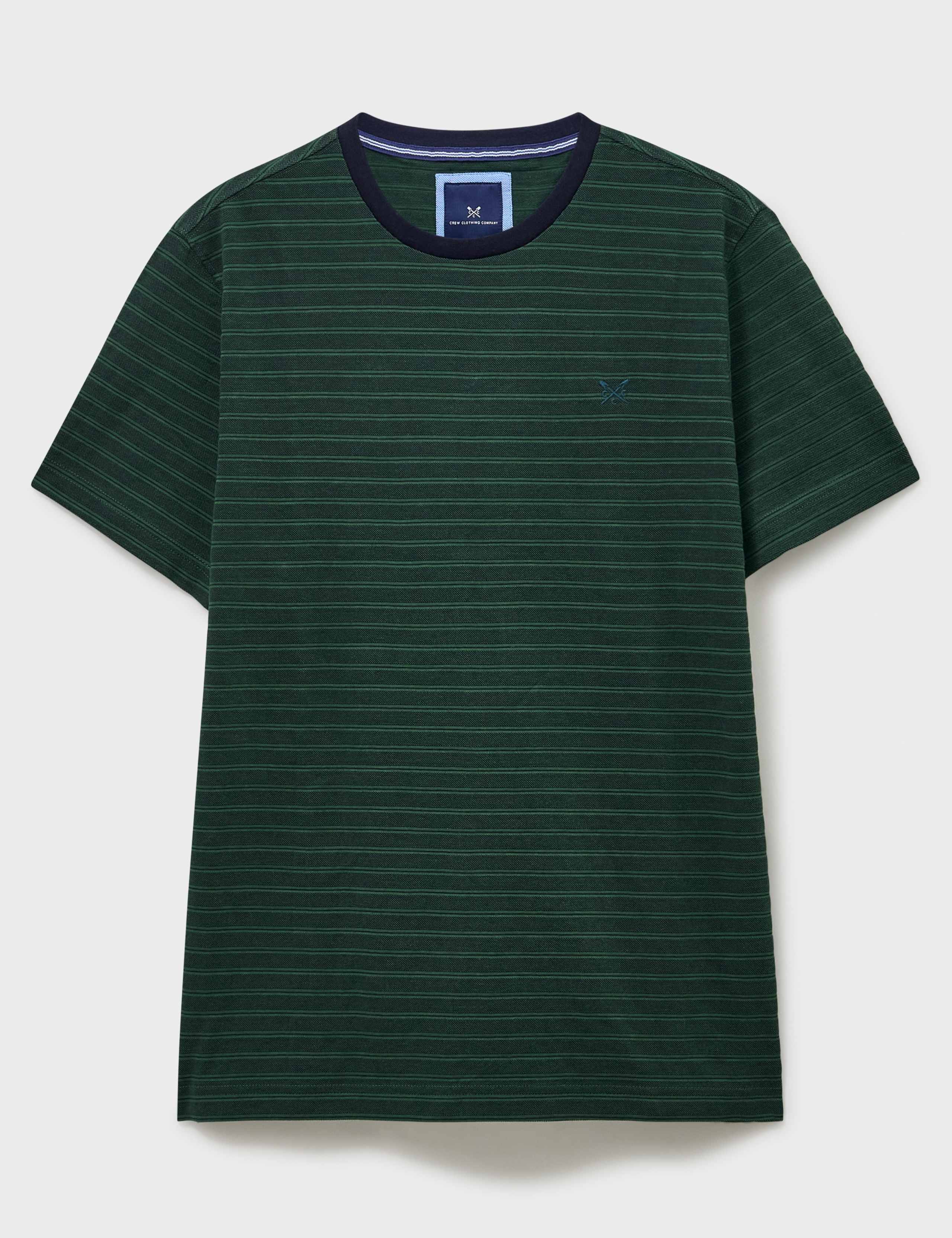 Pure Cotton Striped Short Sleeve T-Shirt 2 of 5