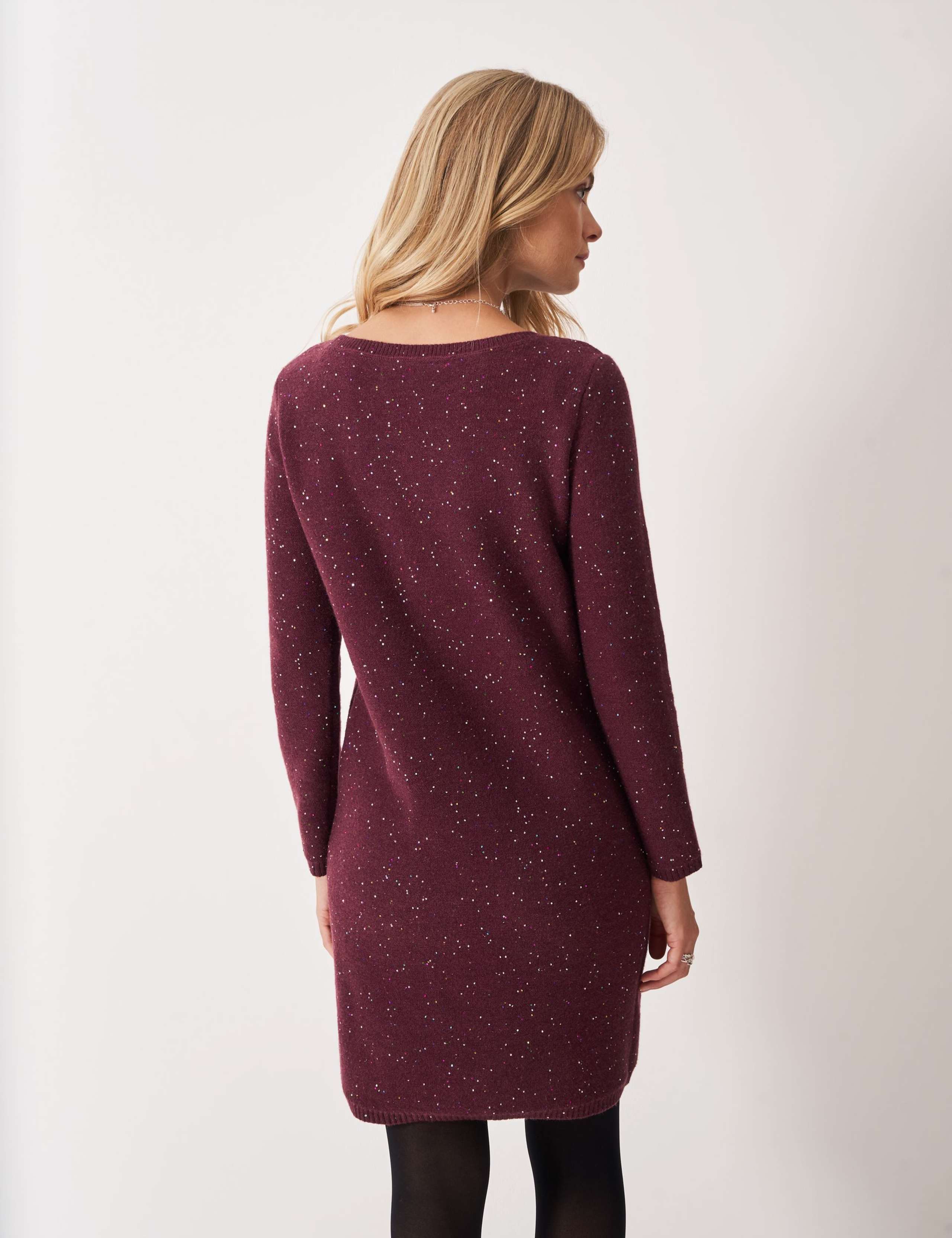 Sequin Mini Jumper Dress 4 of 5