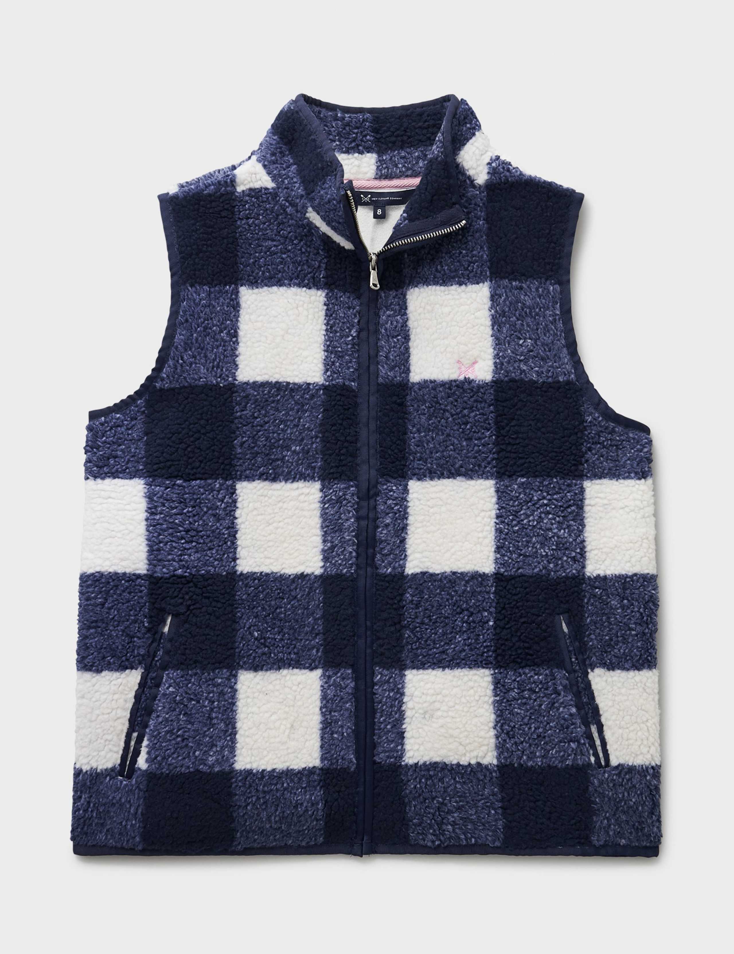 Checked Funnel Neck Gilet 2 of 5