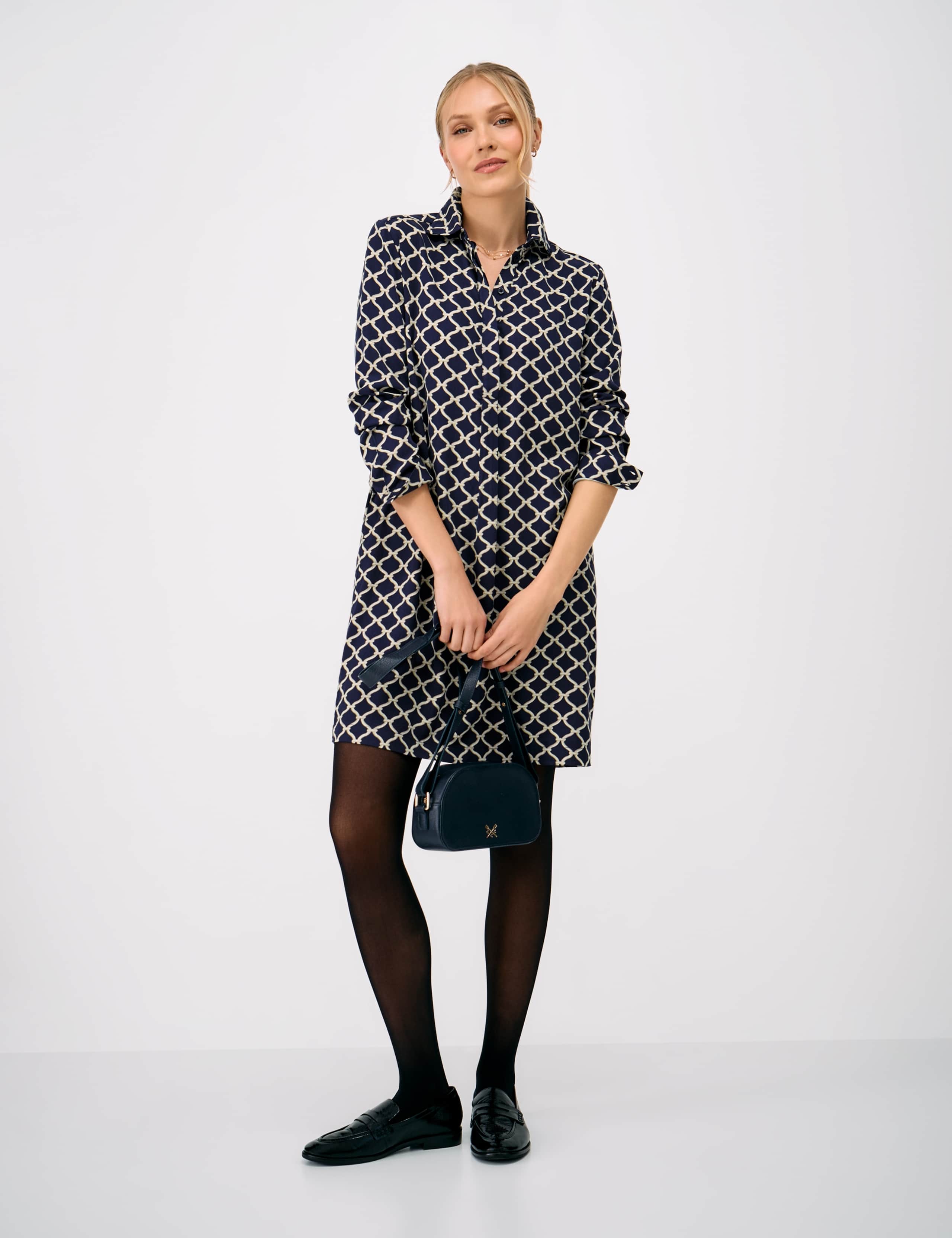 Button Through Mini Shirt Dress 4 of 5